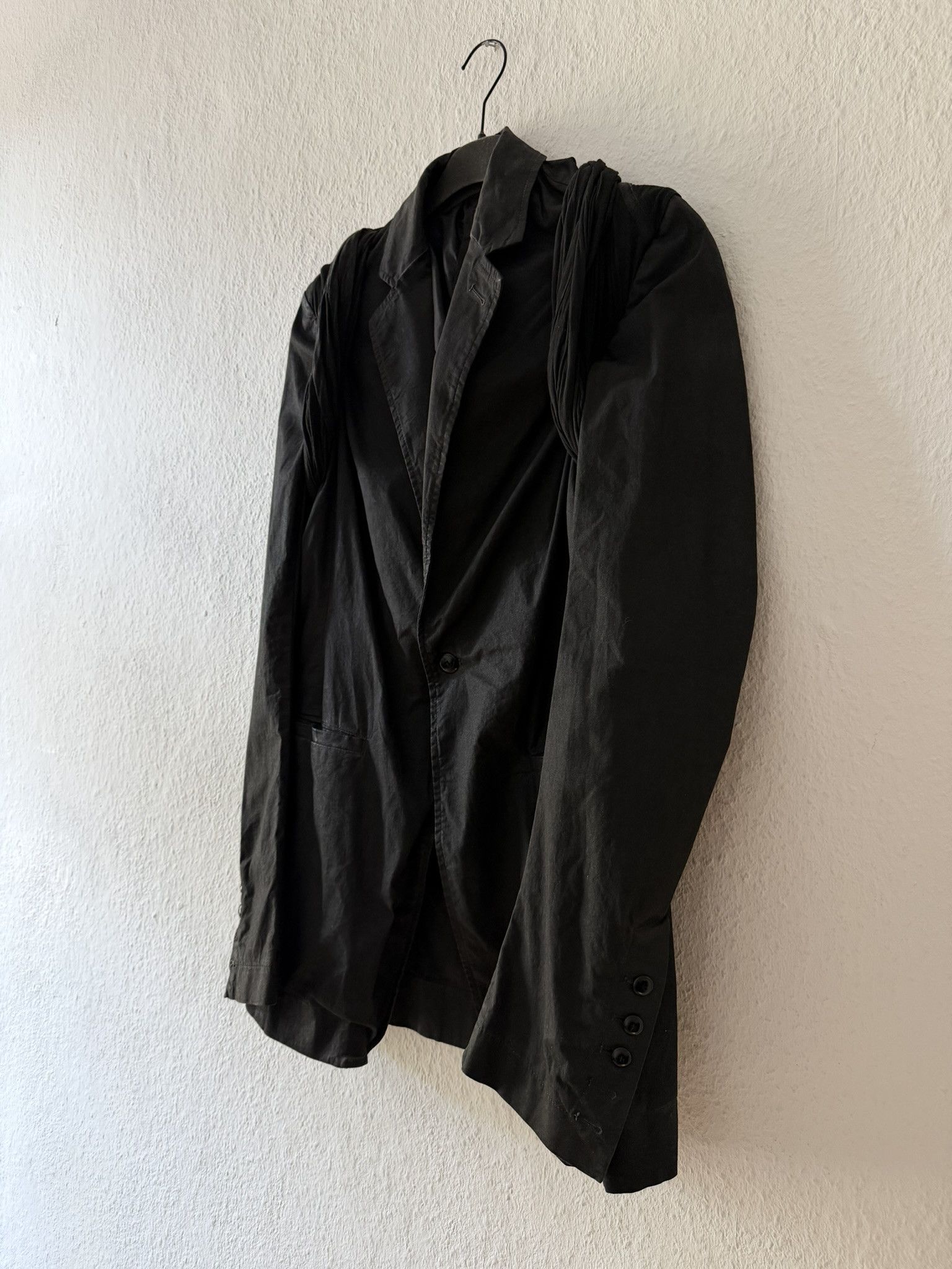 Rick Owens S/S 14 "VICIOUS" Black Mineral Hustler Jacket Rick Owens XL Size US XL / EU 56 / 4 - 3 Thumbnail