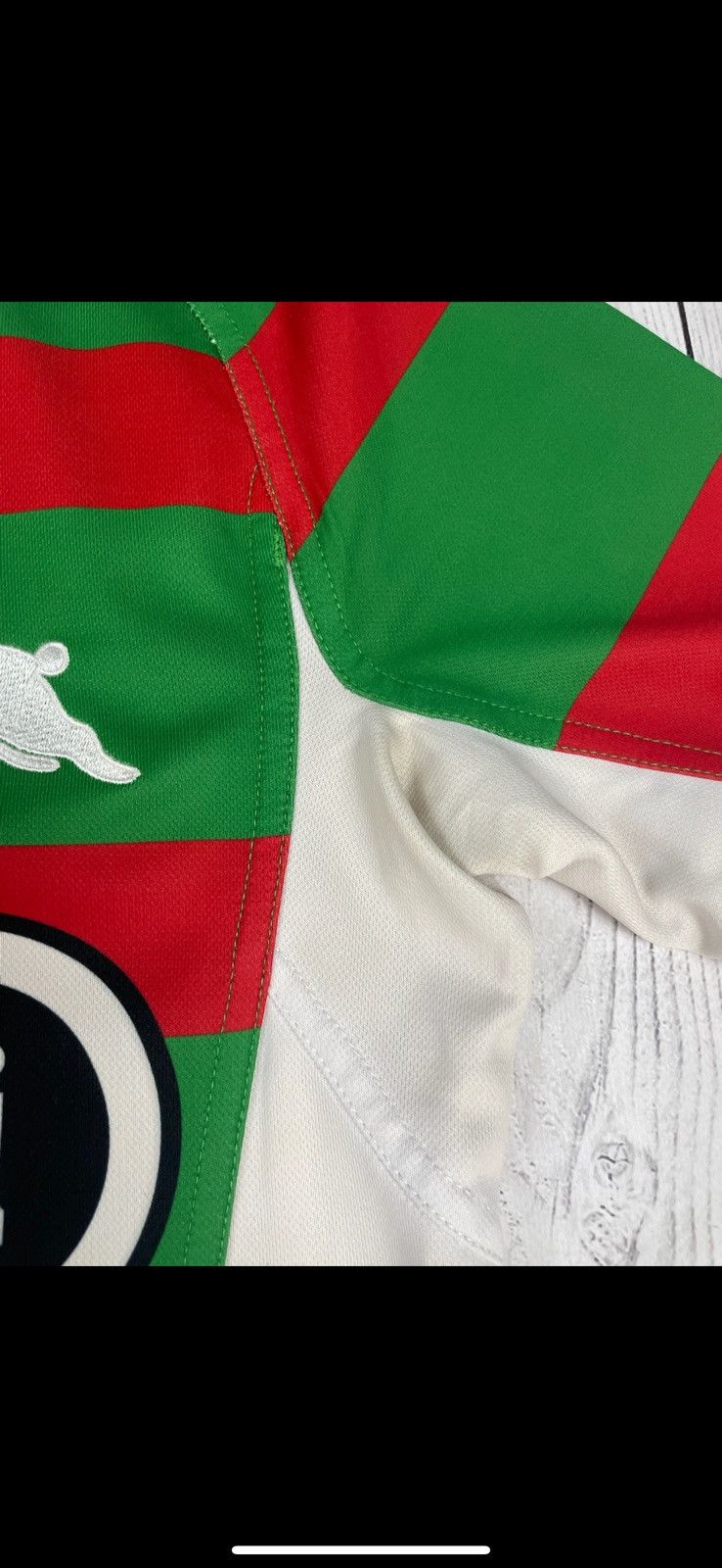 Rugby Ralph Lauren Vintage South Sydney Rugby jersey green striped rabbit S Size US S / EU 44-46 / 1 - 5 Thumbnail
