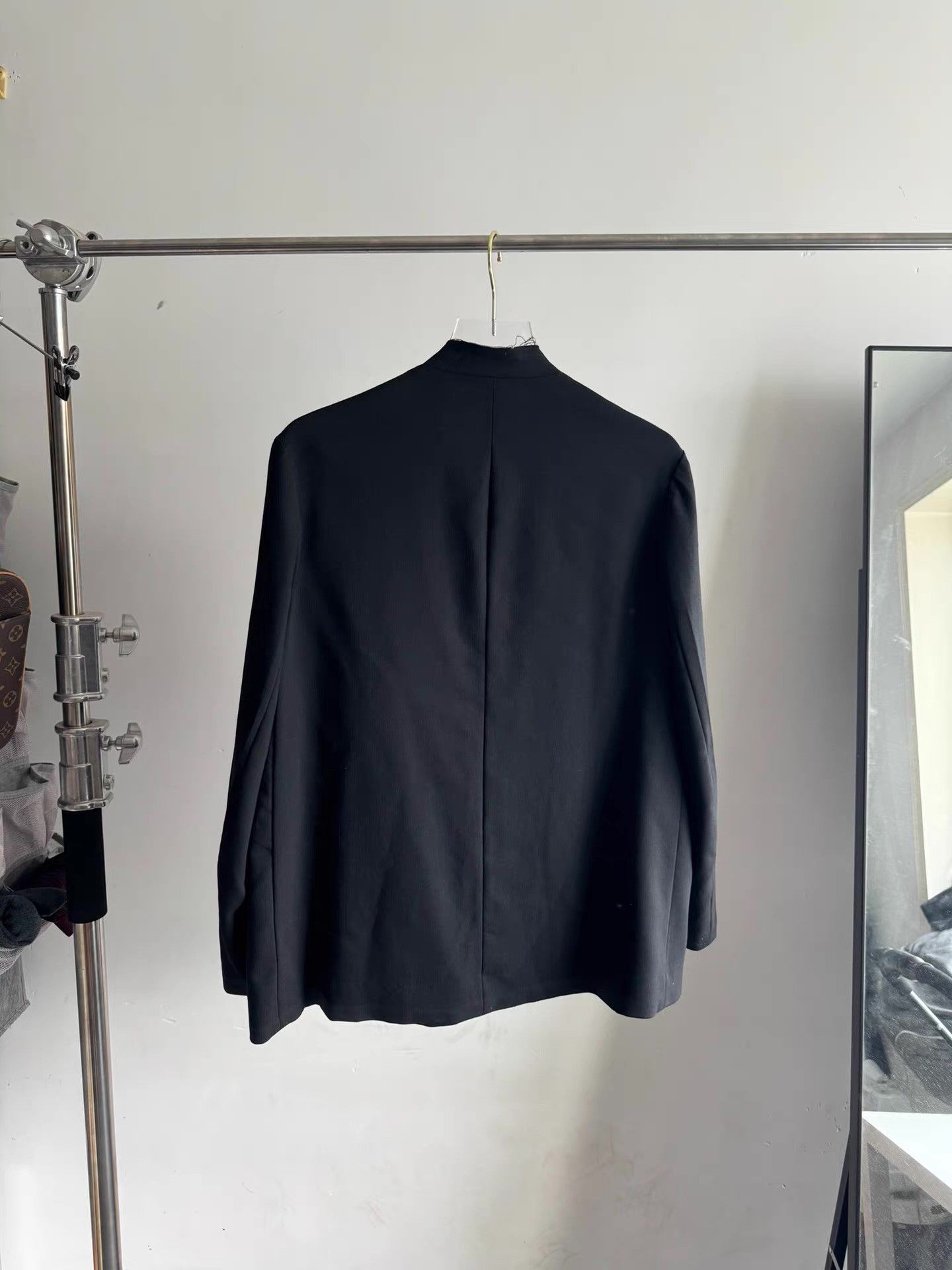 Yohji Yamamoto Yohji Yamamoto 19AW Wool Collarless Blazer Q17 Size 48R - 2 Thumbnail