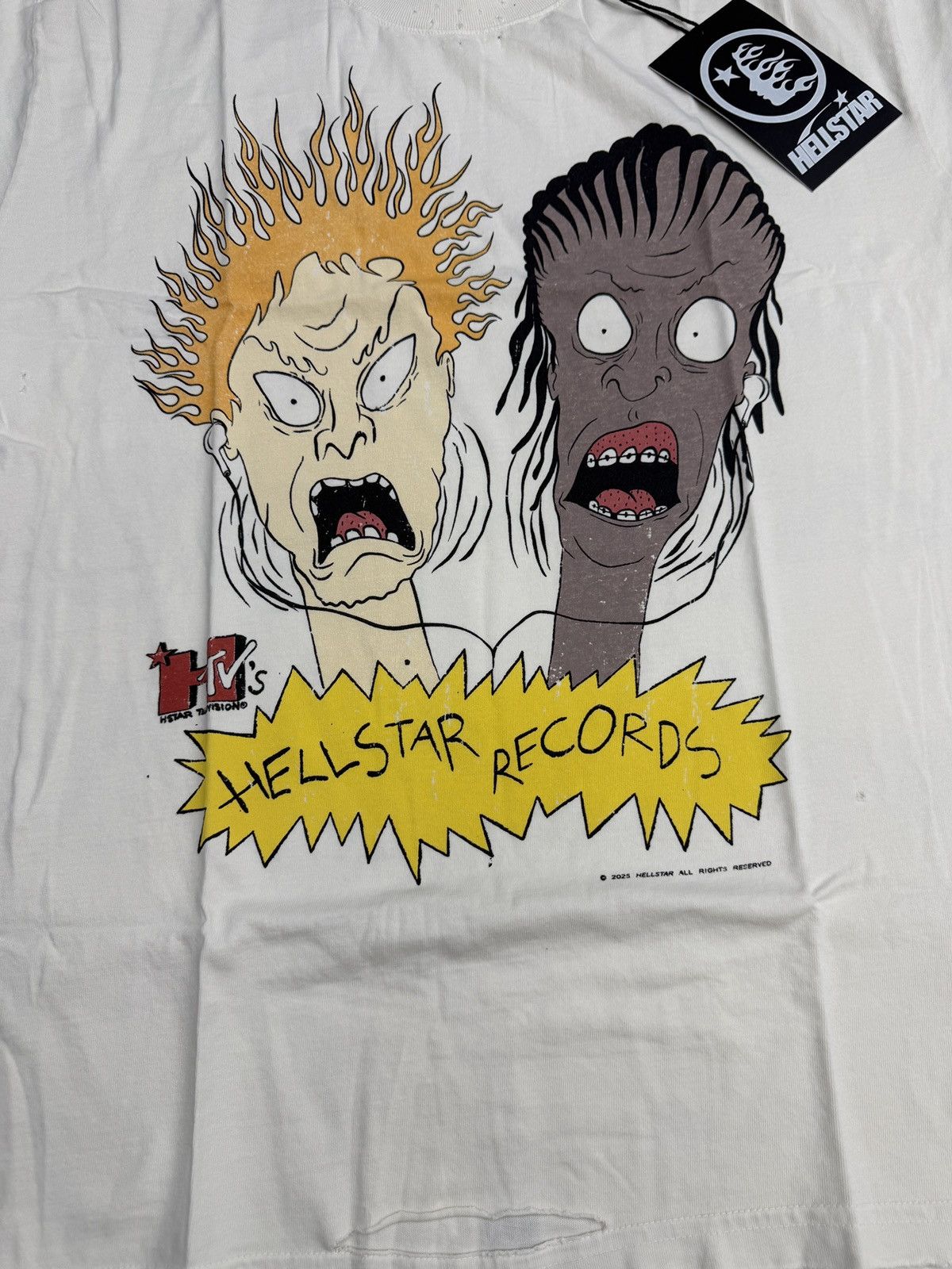 HELLSTAR Hellstar Beevus & Butthead T-shirt Size US L / EU 52-54 / 3 - 2 Thumbnail