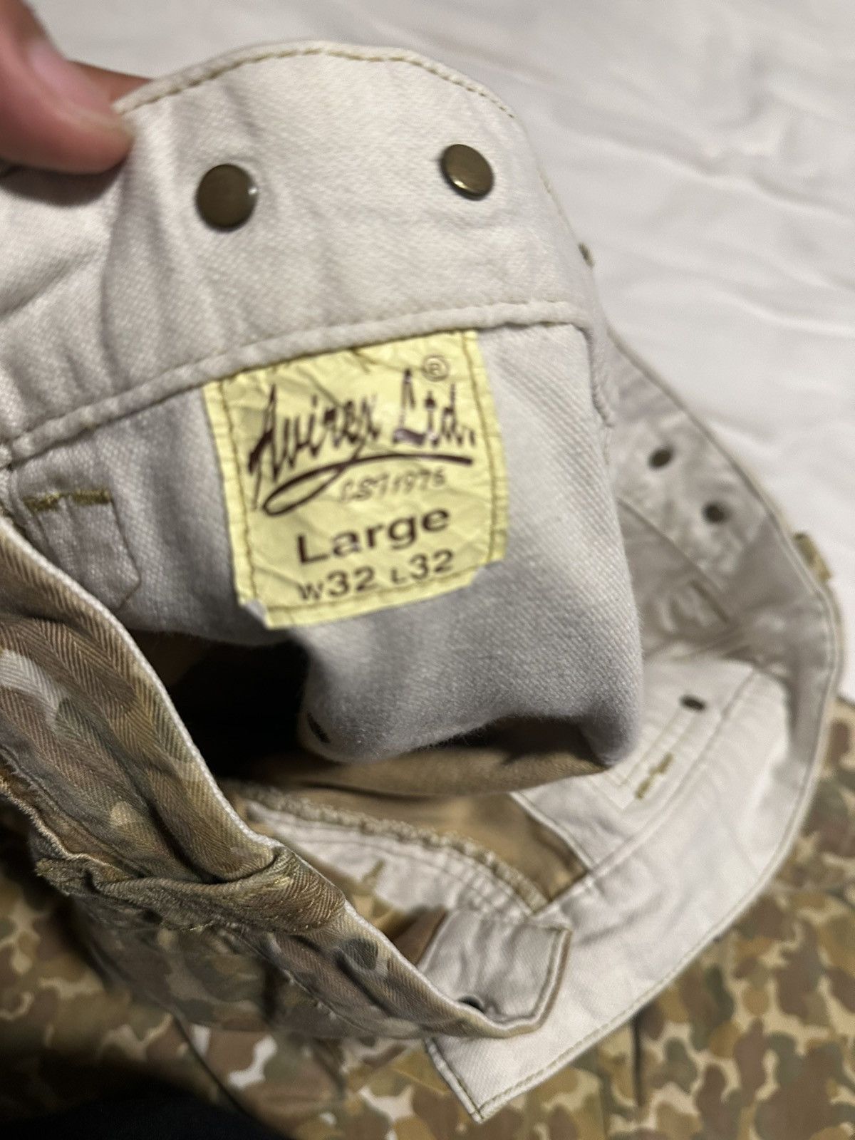 Avirex Camo straight leg denim Size US 32 / EU 48 - 3 Thumbnail