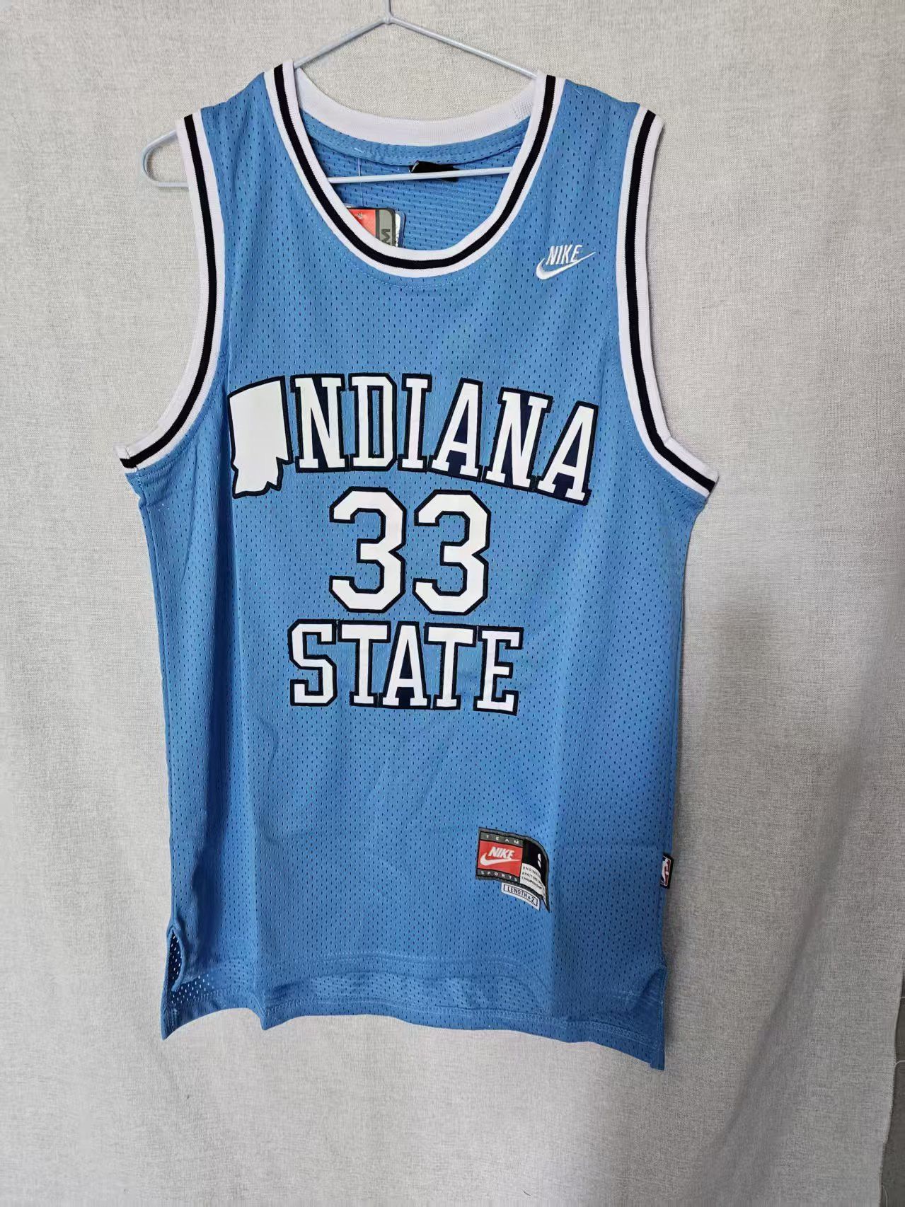 NBA Indiana #33 Larry Bird Jersey Size US XL / EU 56 / 4 - 1 Thumbnail