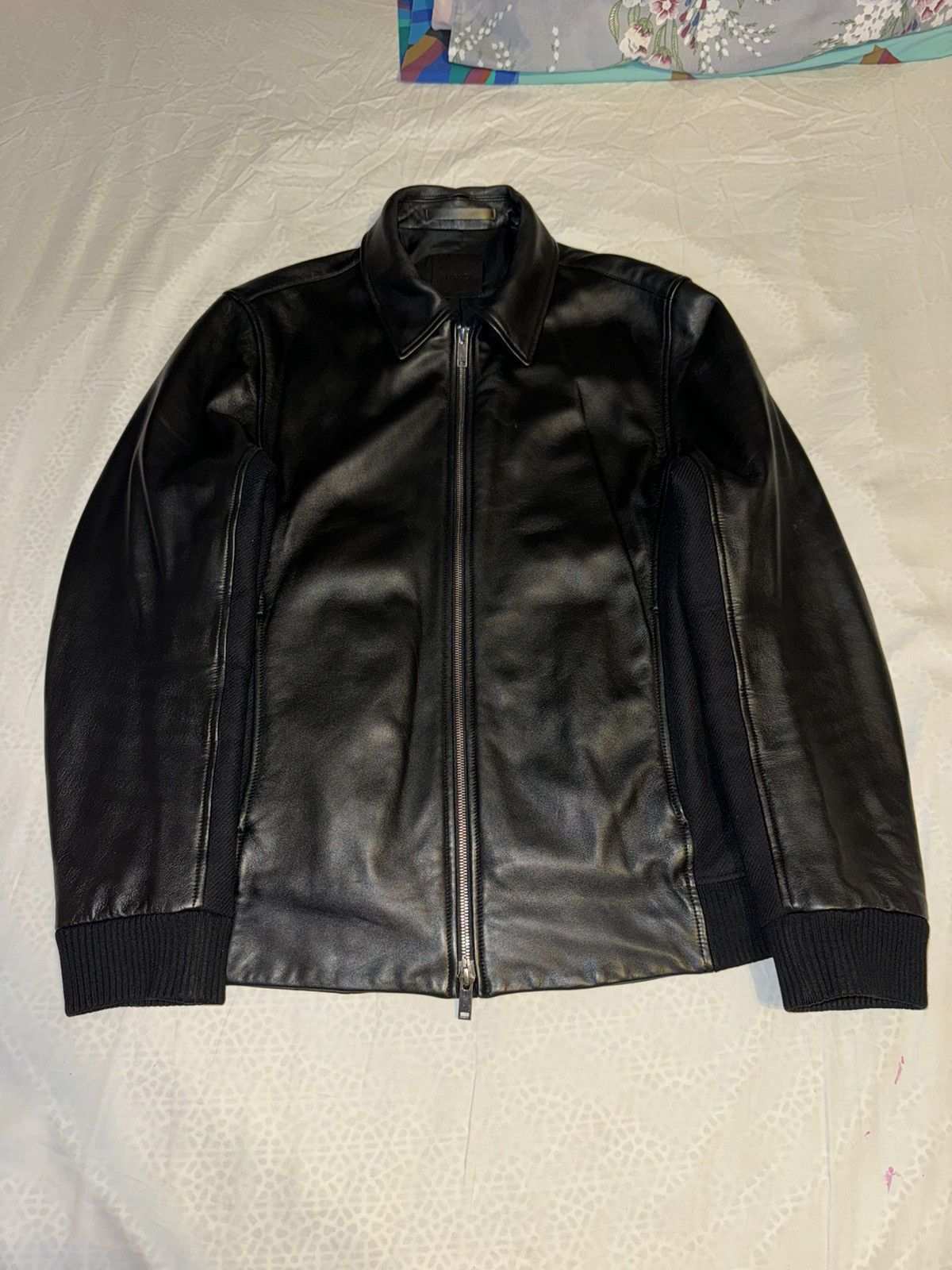 Theory Theory MEN's leather jacket Size US L / EU 52-54 / 3 - 1 Thumbnail