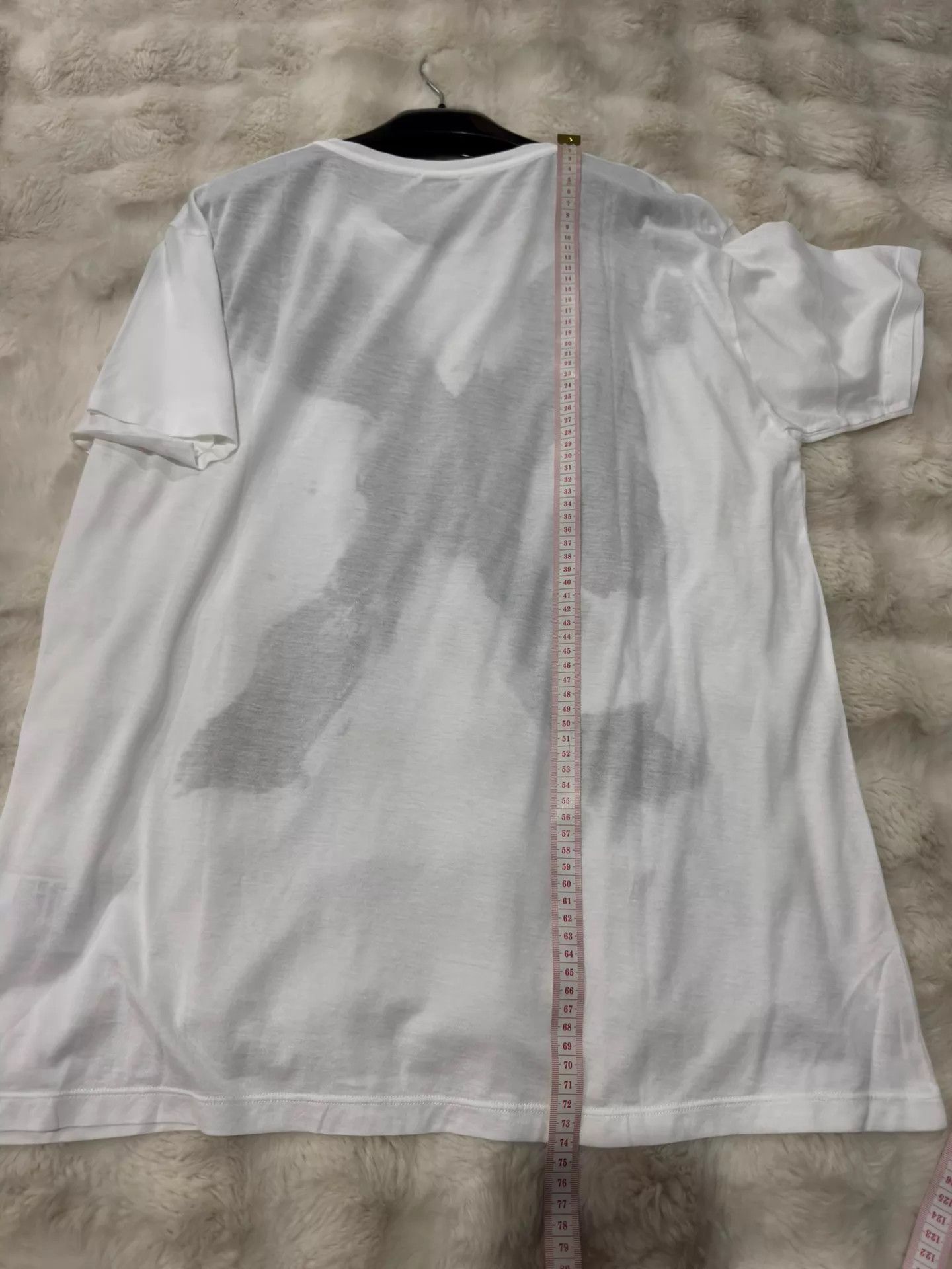 Saint Laurent Paris SLP Oversized White Short Sleeve T-Shirt Men's XL Size US XL / EU 56 / 4 - 9 Thumbnail
