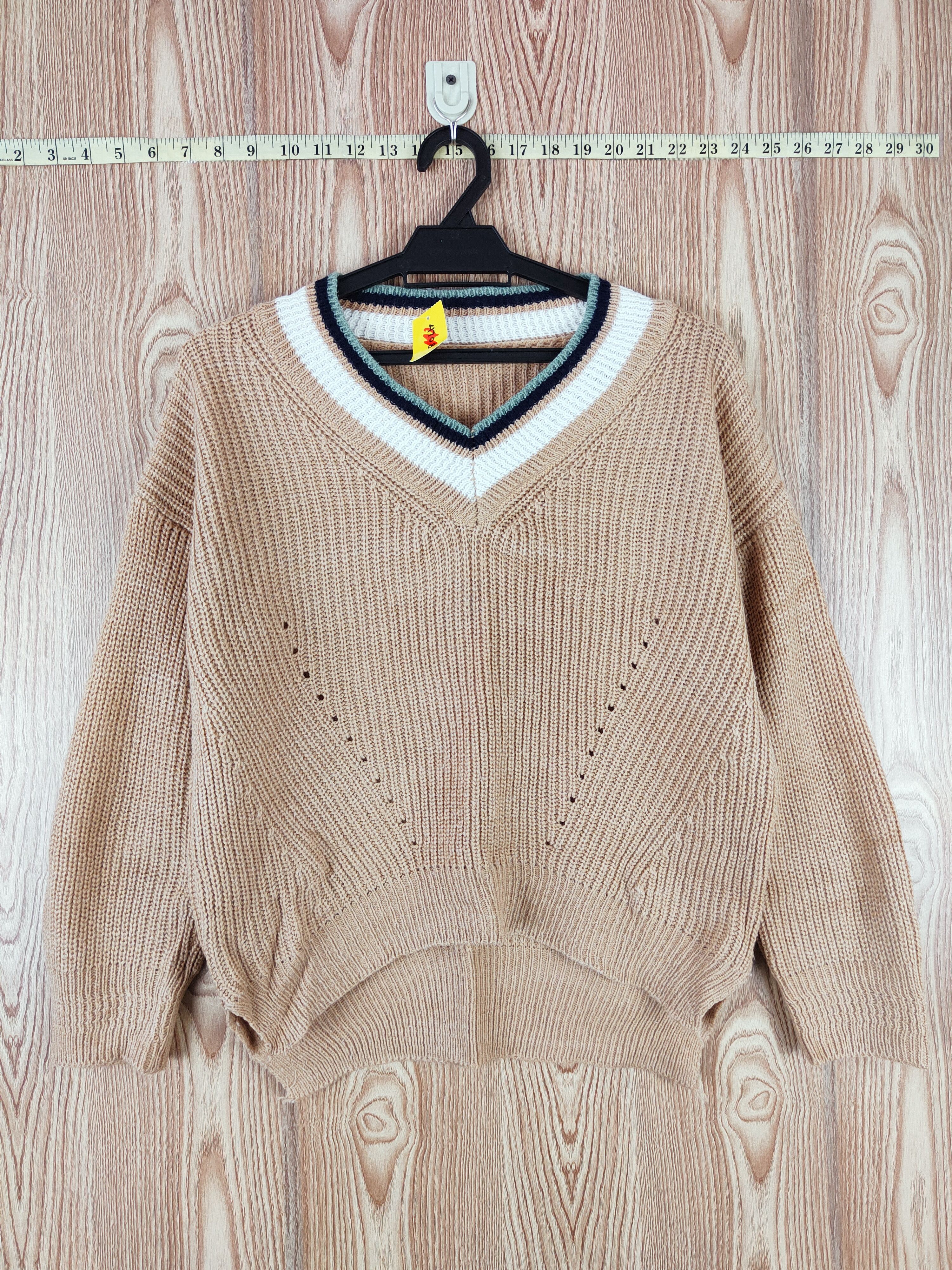 Japanese Brand × Vintage Japanese Brand Brown Knitwear Sweatshirts #W360 Size M / US 6-8 / IT 42-44 - 1 Thumbnail