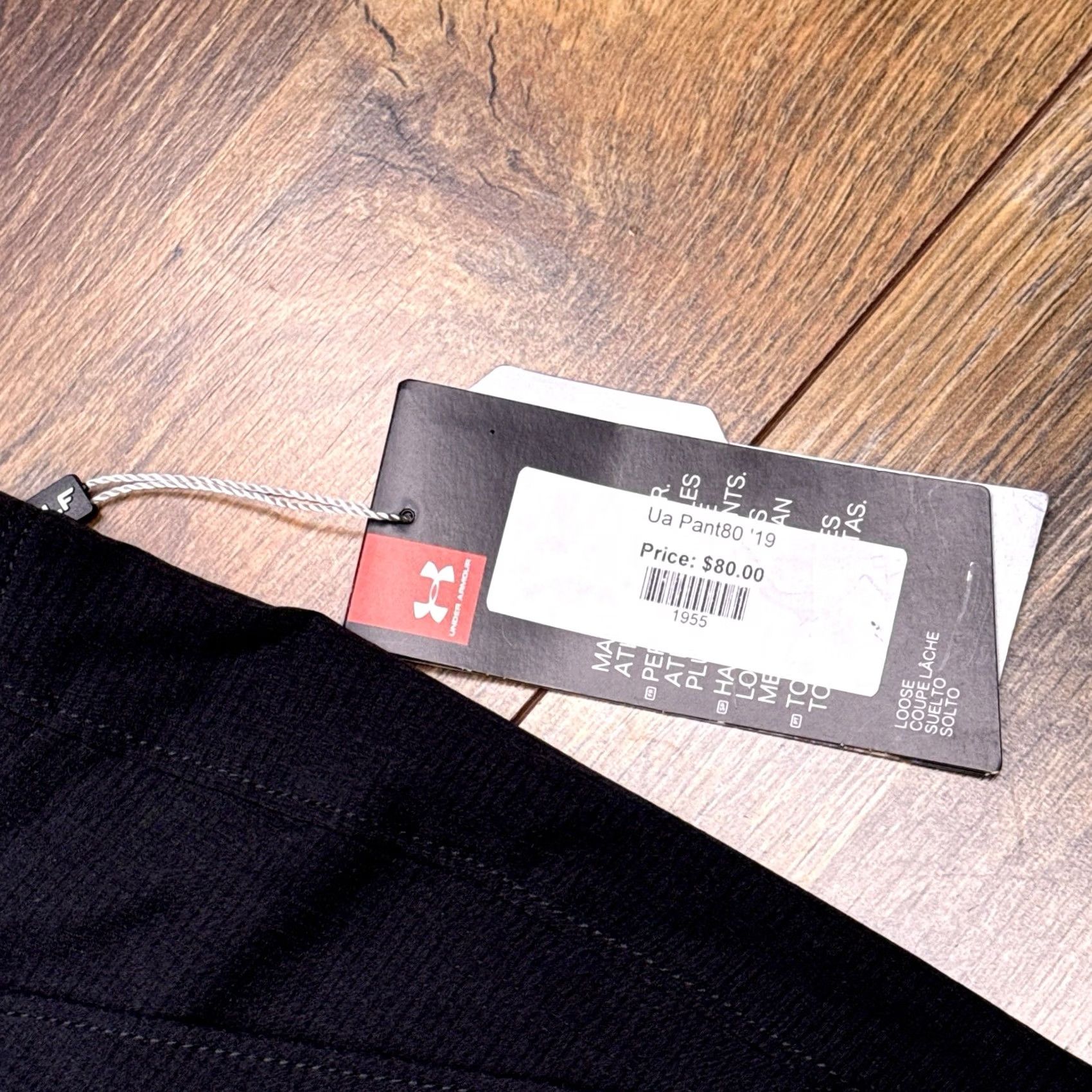 Under Armour Under Armour Showdown Pants Mens 40x30 Black Straight Loose Fit Golf New Size US 40 / EU 56 - 5 Thumbnail