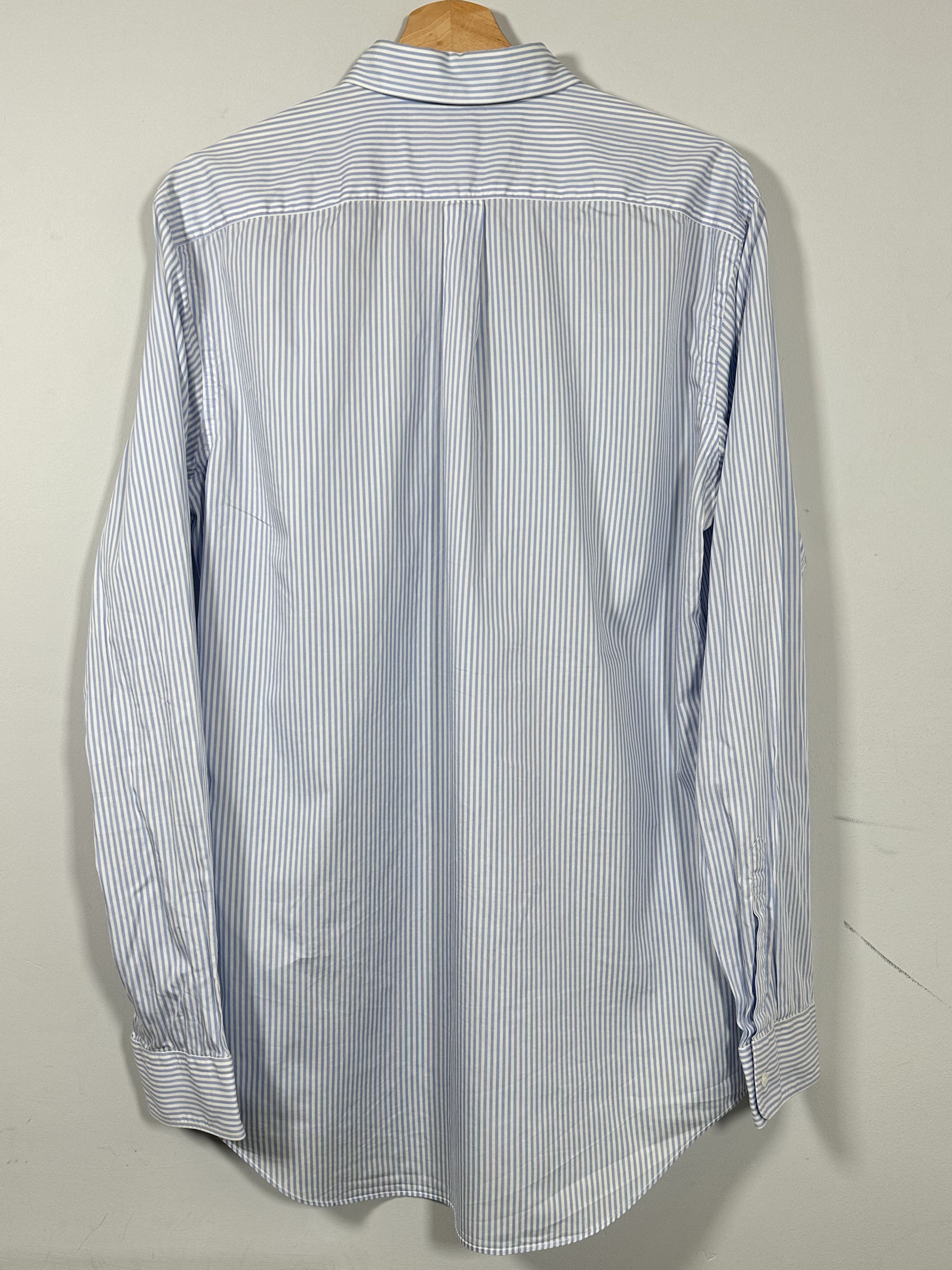 Comme des Garcons Homme Deux Light Blue Stripe Comme Des Garçons Homme Deux Shirt Size US L / EU 52-54 / 3 - 3 Thumbnail