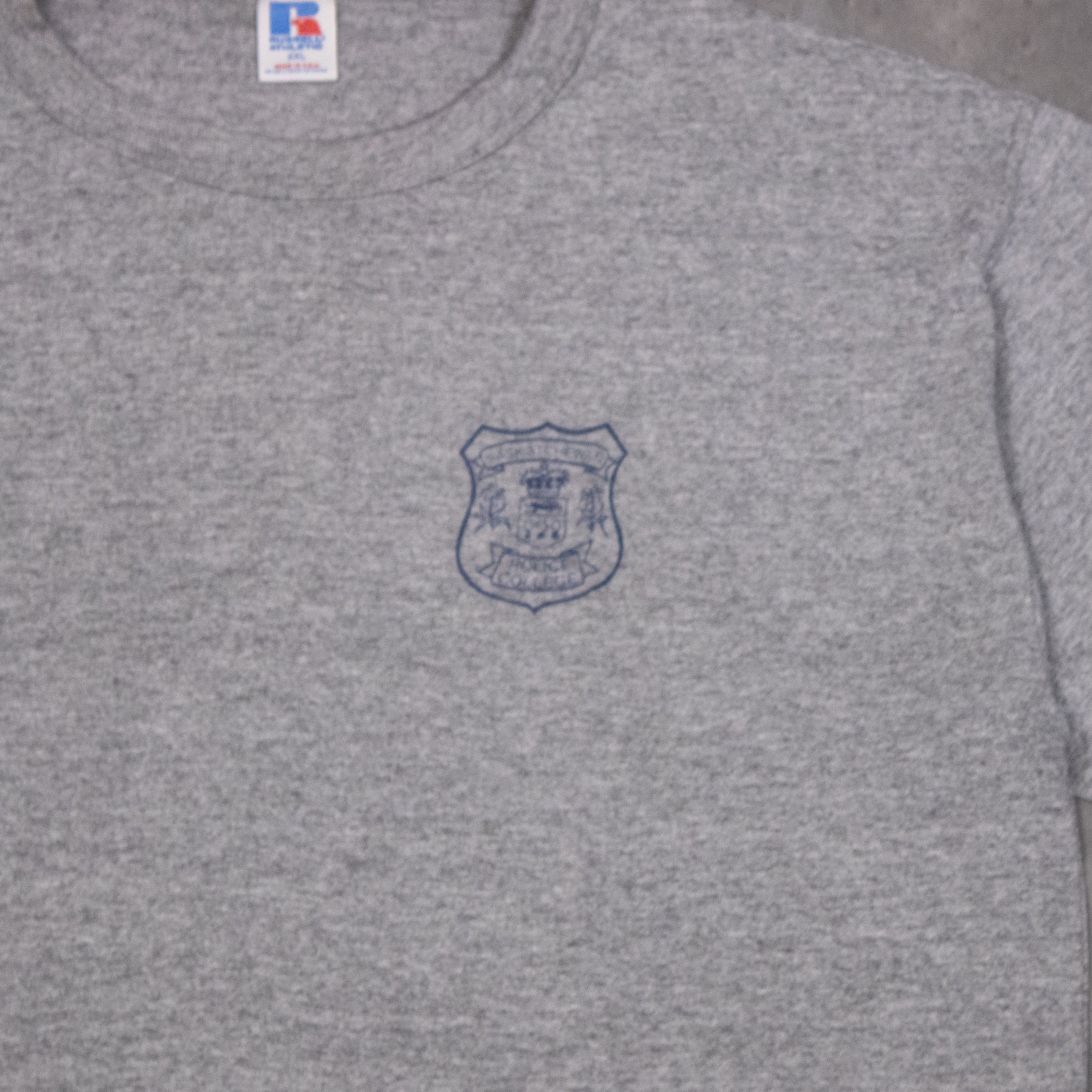 Russell Athletic × Vintage Vintage 1990s Russel Athleti Saskatchewan Police College Single Stitch Tee Size US XL / EU 56 / 4 - 4 Thumbnail