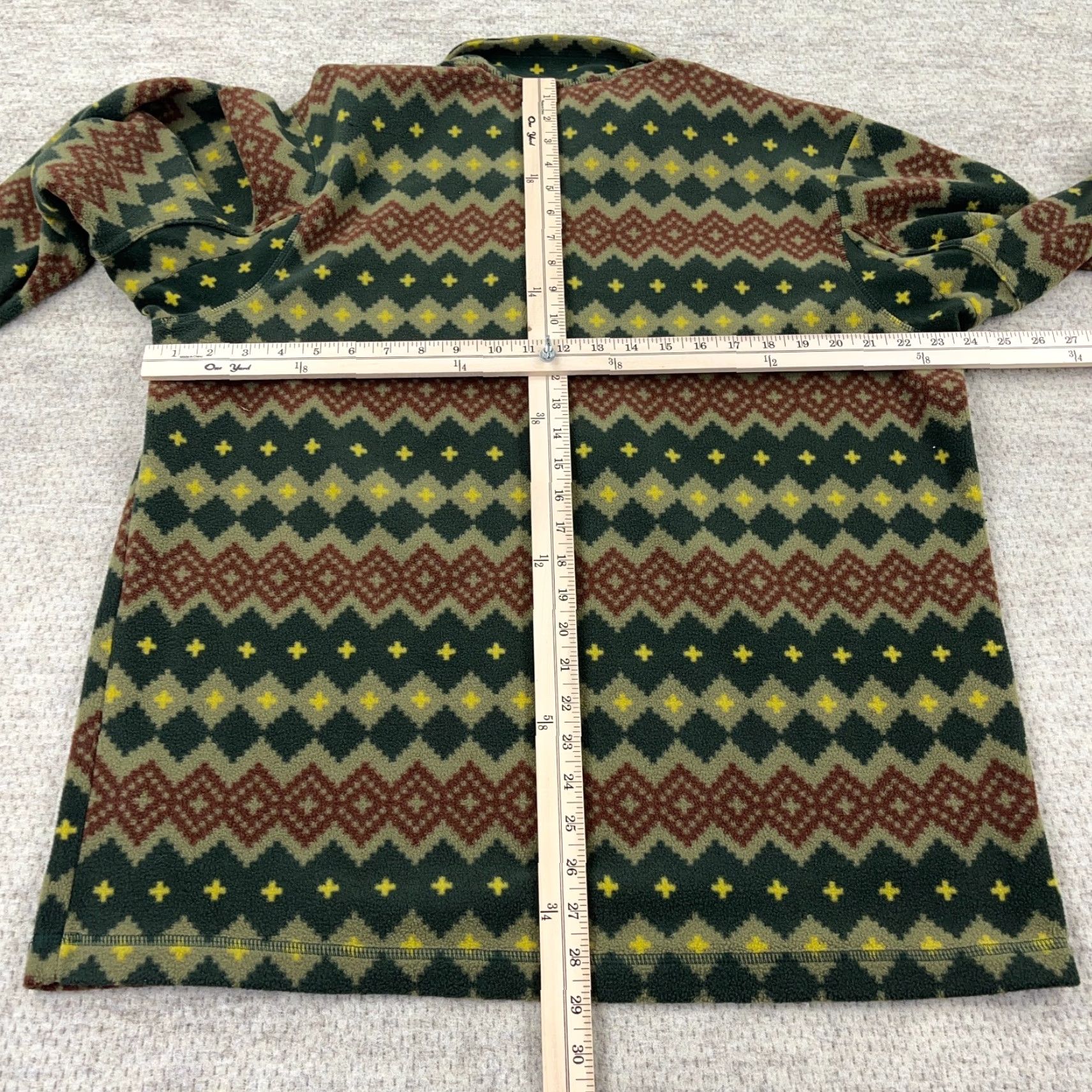 Vintage Duluth Sweater Men Large Green Fleece Pullover 1/4 Zip Vintage? No Size US L / EU 52-54 / 3 - 5 Thumbnail