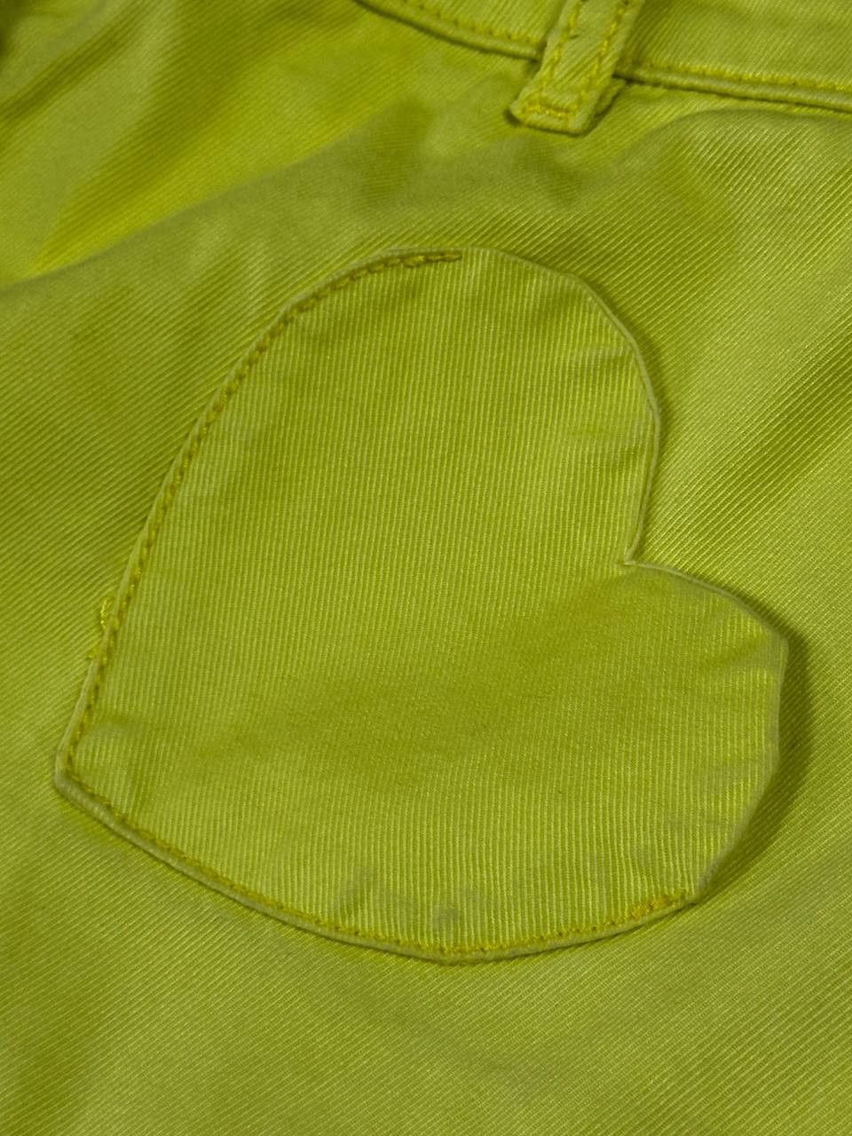 Love Moschino Love Moschino Rare Hearts Pockets Yellow Pants Vintage Size 32" / US 10 / IT 46 - 6 Thumbnail