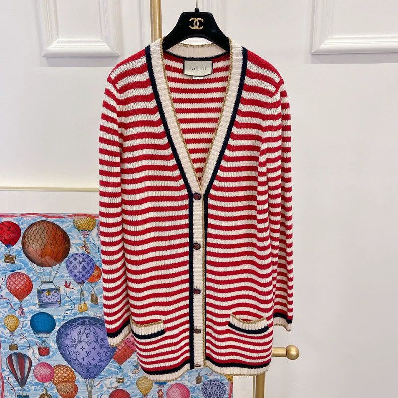 Gucci Gucci Striped cardigan jacket 2504-Nextarrow Size M / US 6-8 / IT 42-44 - 1 Thumbnail