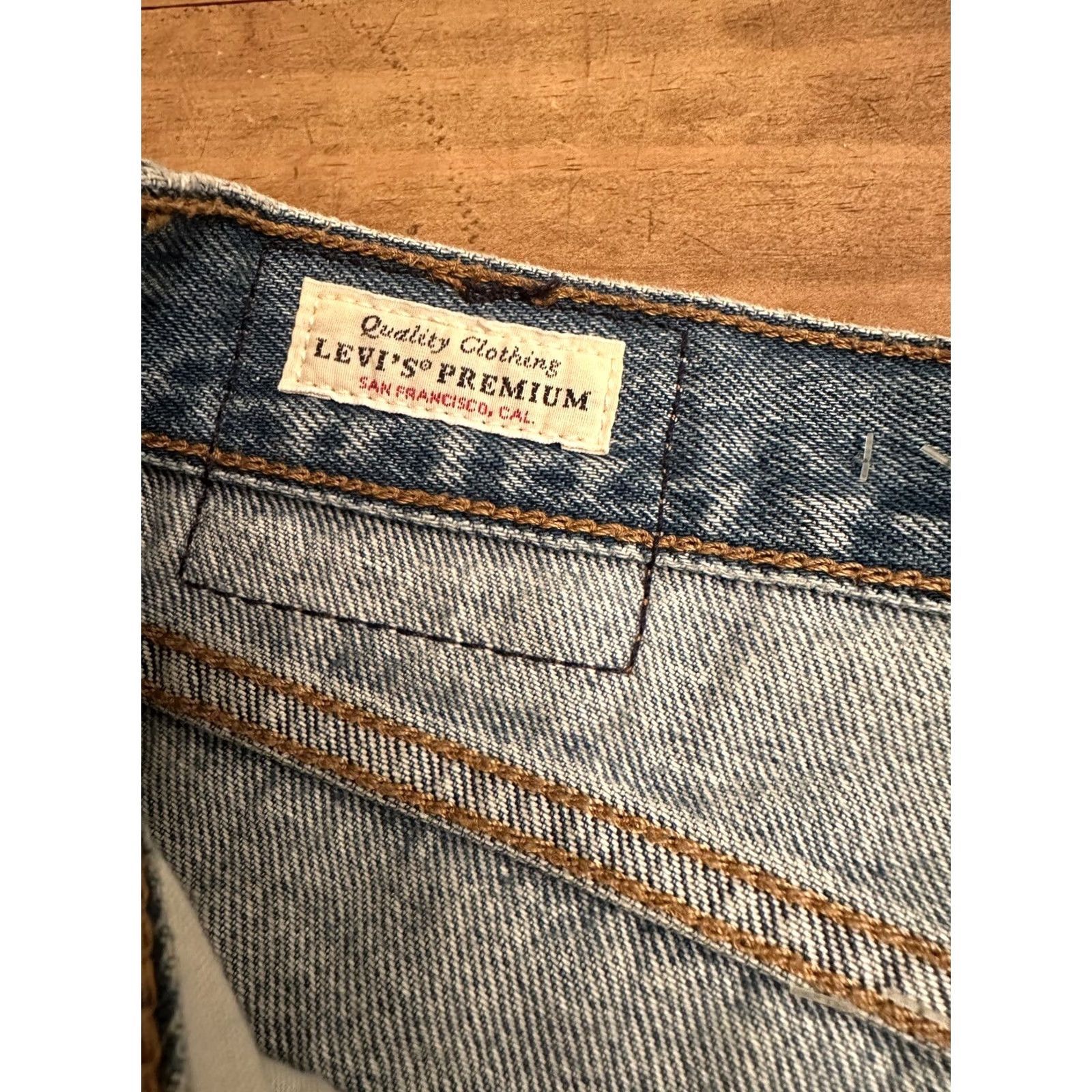 Levi's LEVI'S Wedgie Straight Ankle Jeans Button Fly Women’s 32 Red Tab Jeans Women’s Vintage? (VINTAGE) Size 24" / US 00 / IT 34 - 7 Thumbnail