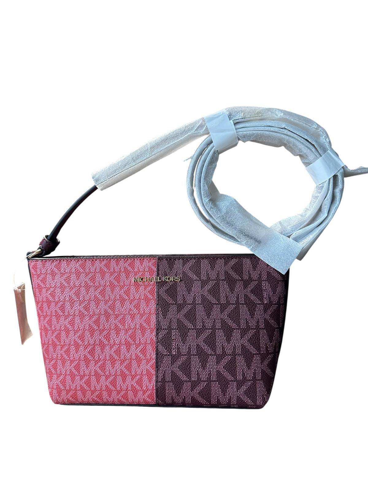 Michael Kors Jet Set Travel Small Tz Crossbody Bag in Pink, Women's