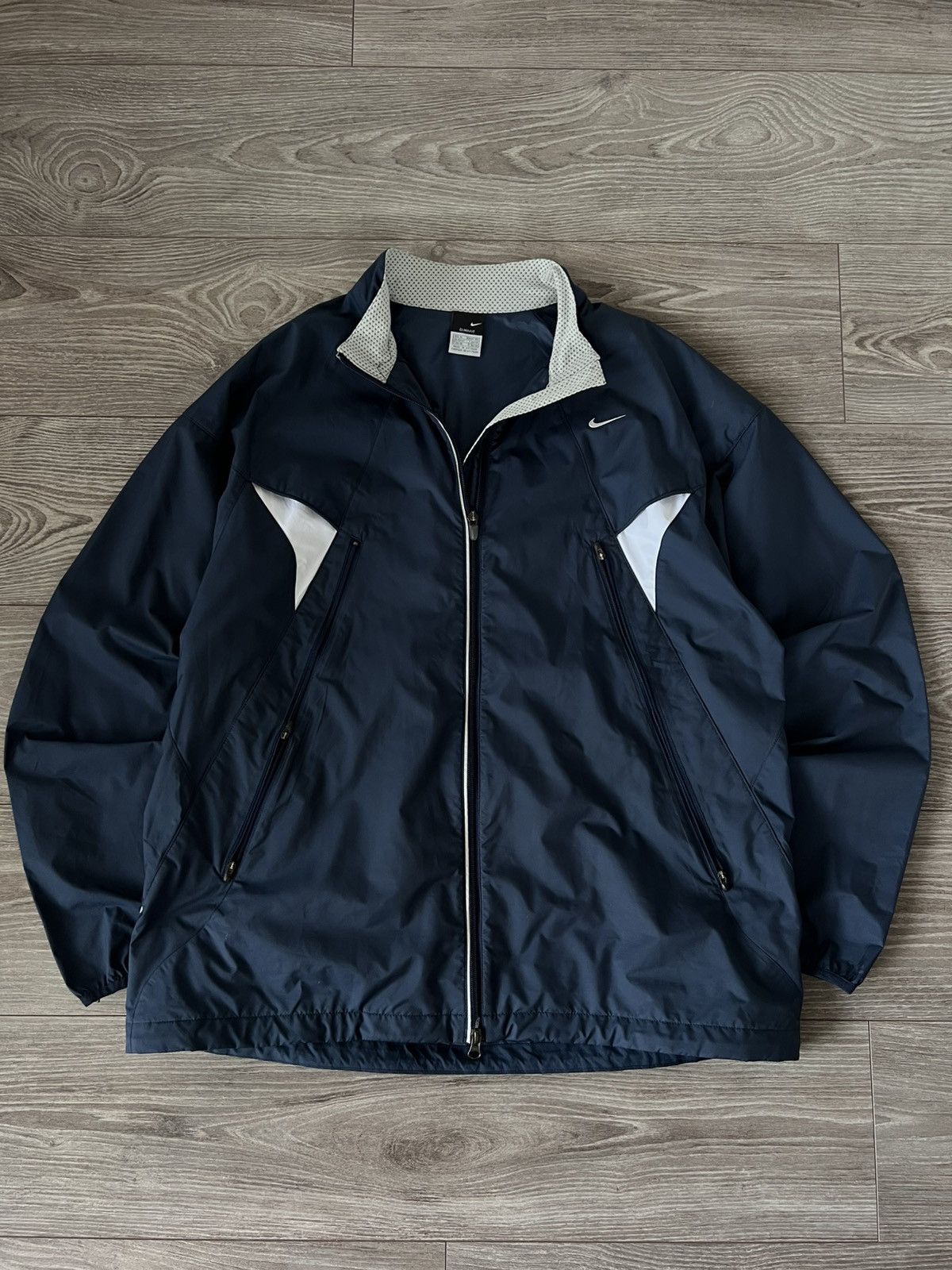 Nike Nike Vintage Climafit Y2k Avant Garde Double Zip Windbreaker Size US XL / EU 56 / 4 - 2 Thumbnail