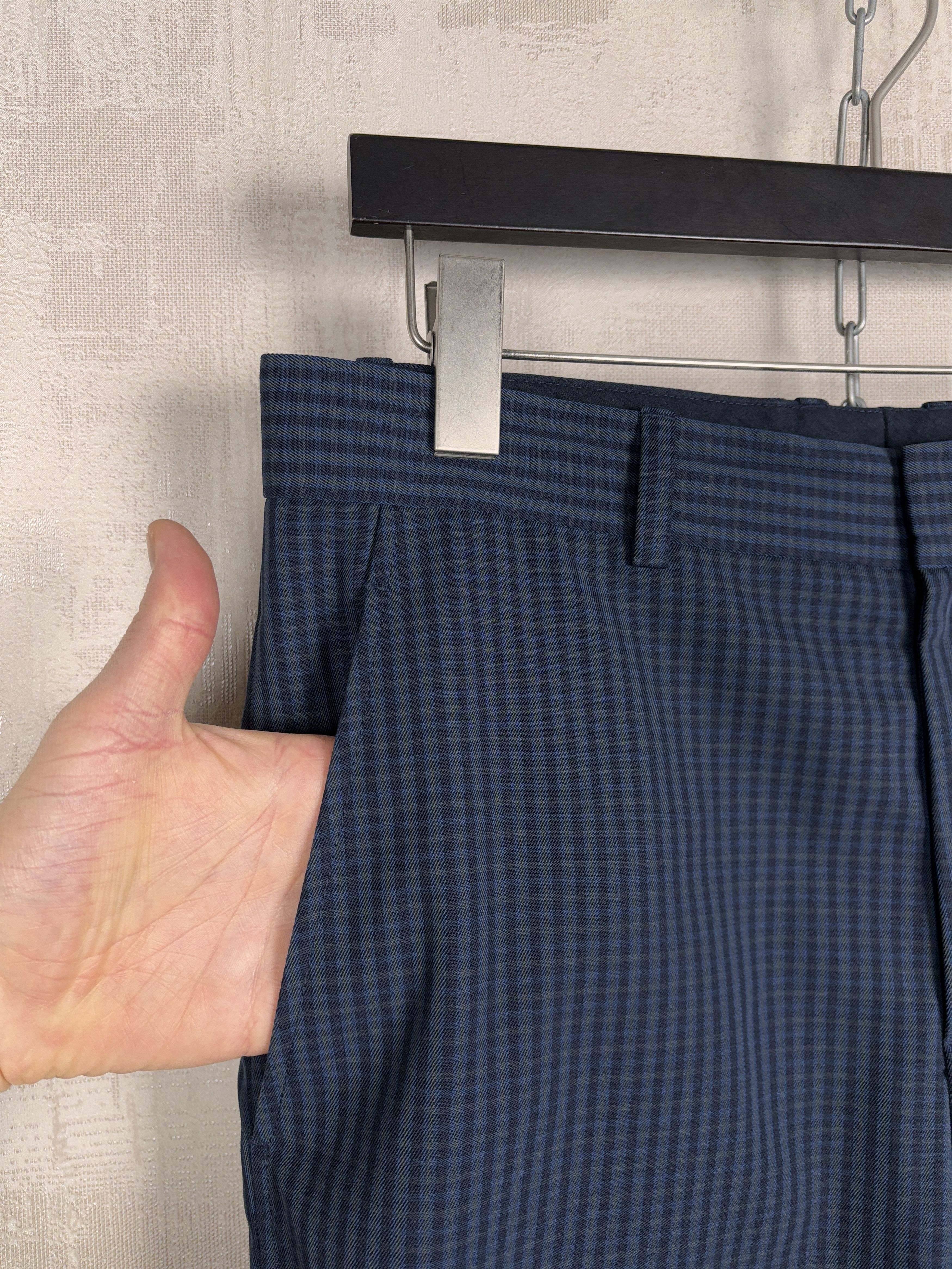 Cos COS Chino Check Pants Wool Blend Size US 32 / EU 48 - 7 Thumbnail