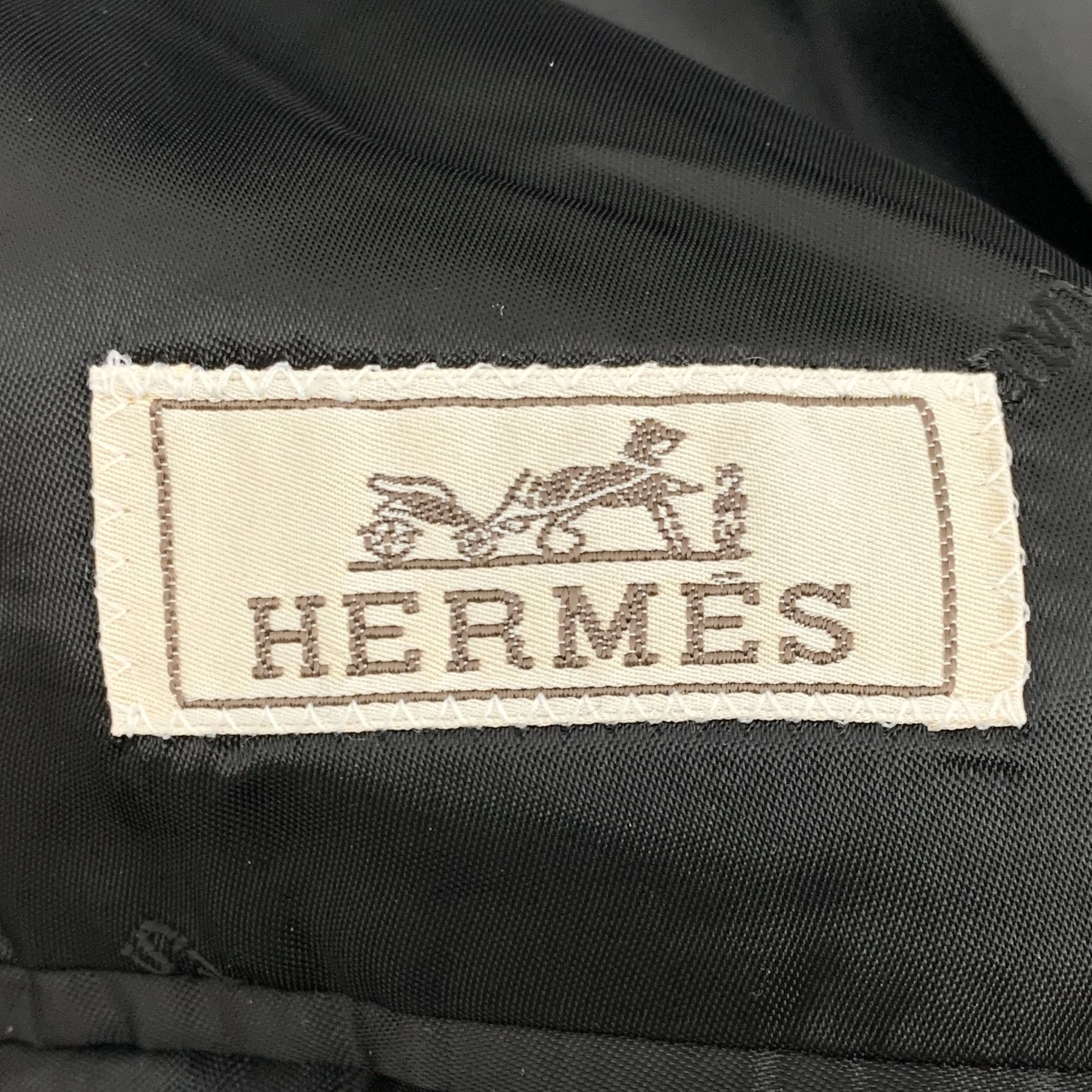 Hermes Hermes Black Wool Coat (Size 44) Size M / US 6-8 / IT 42-44 - 2 Thumbnail
