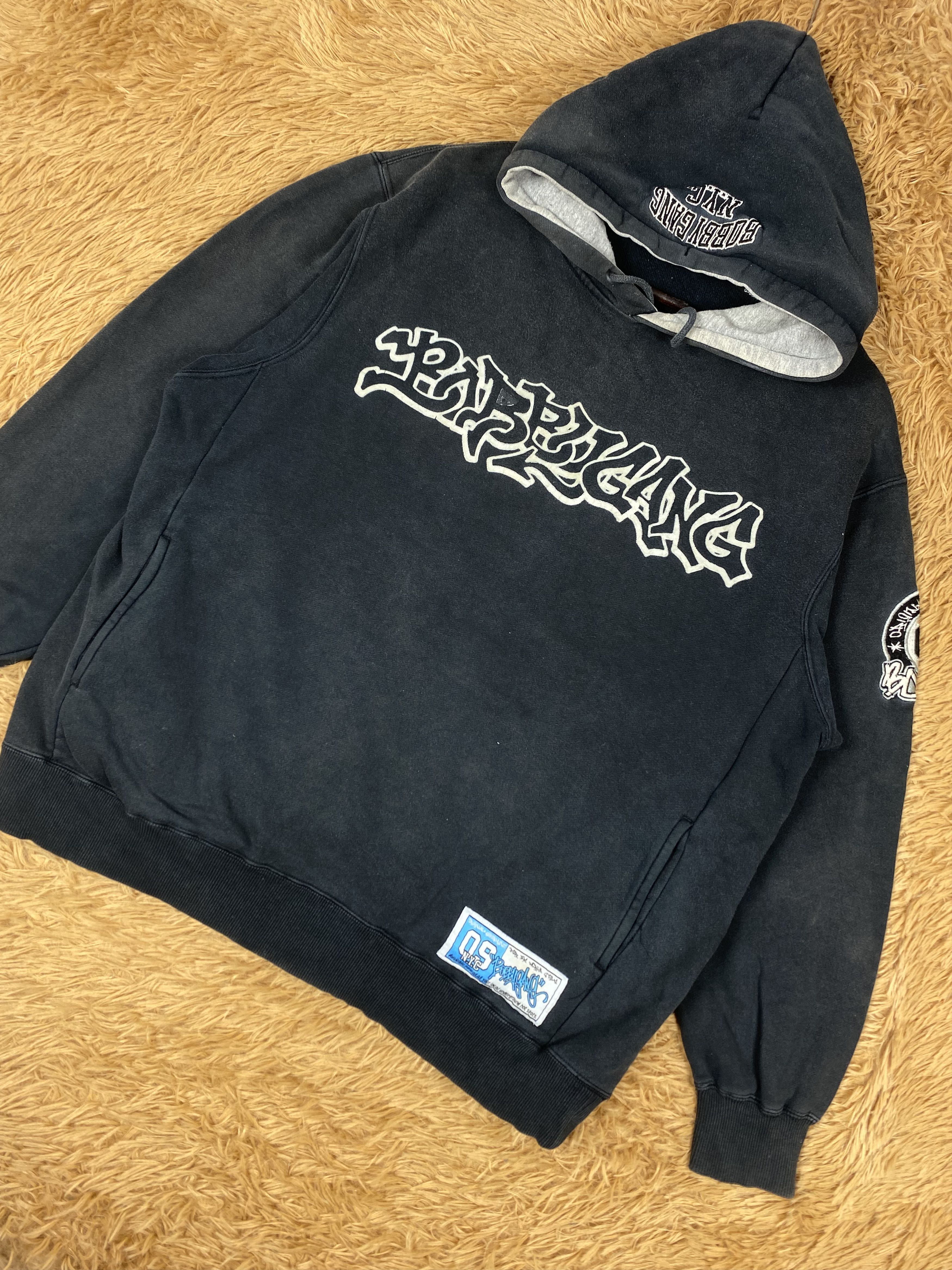Vintage Vintage Booby Gang Hip Hop Pullover Hoodies DJ1082 Size US M / EU 48-50 / 2 - 2 Thumbnail