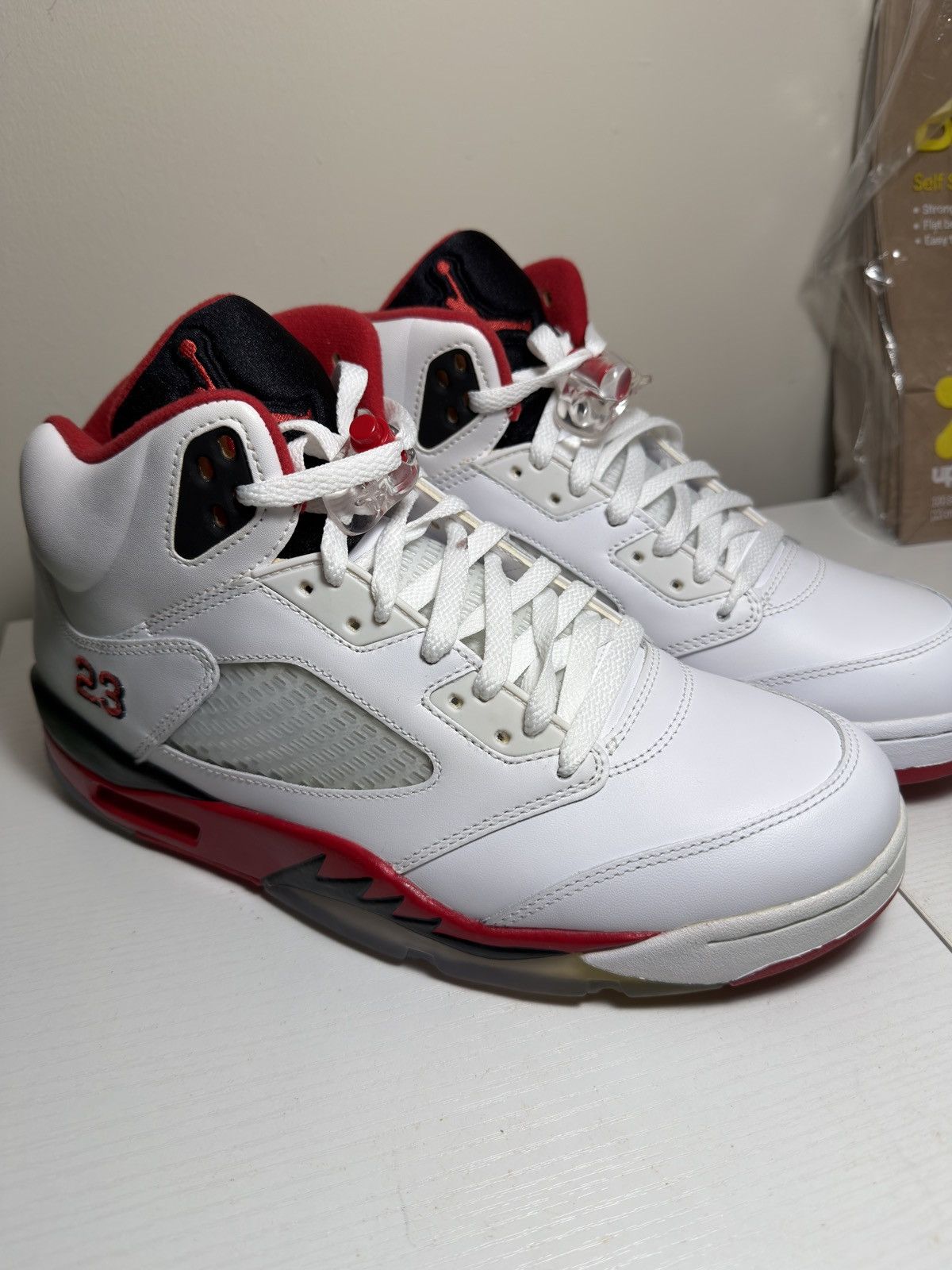Nike Air Jordan Retro 5 “Fire Red” 2013 NEW Size US 10.5 / EU 43-44 - 5 Thumbnail