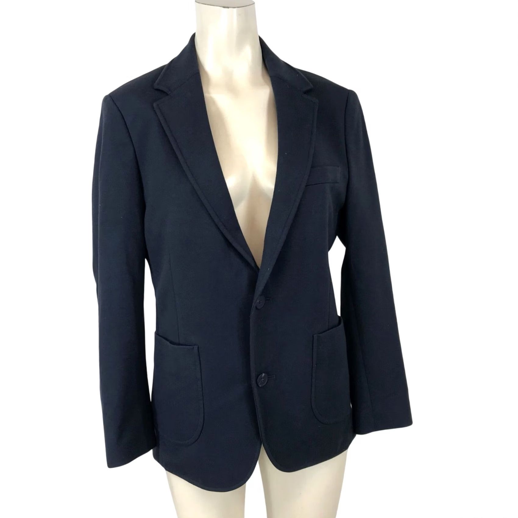 Vintage 01.ALGO MENS BLAZER Shirt SMALL SHORT NAVY Size US 29 - 2 Thumbnail