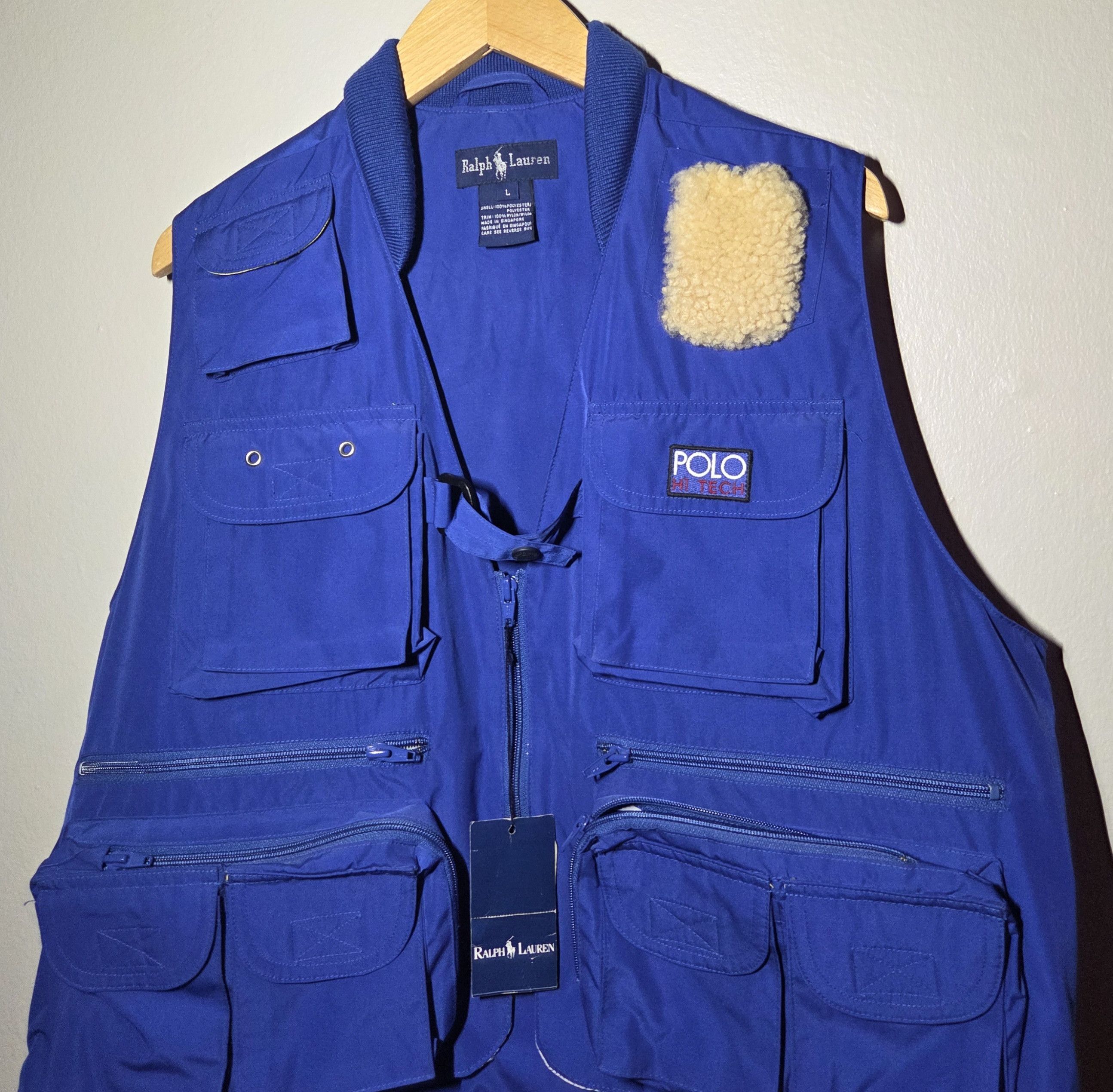 Polo Ralph Lauren Vintage Polo Ralph Lauren Hi Tech Vest Size US L / EU 52-54 / 3 - 1 Thumbnail