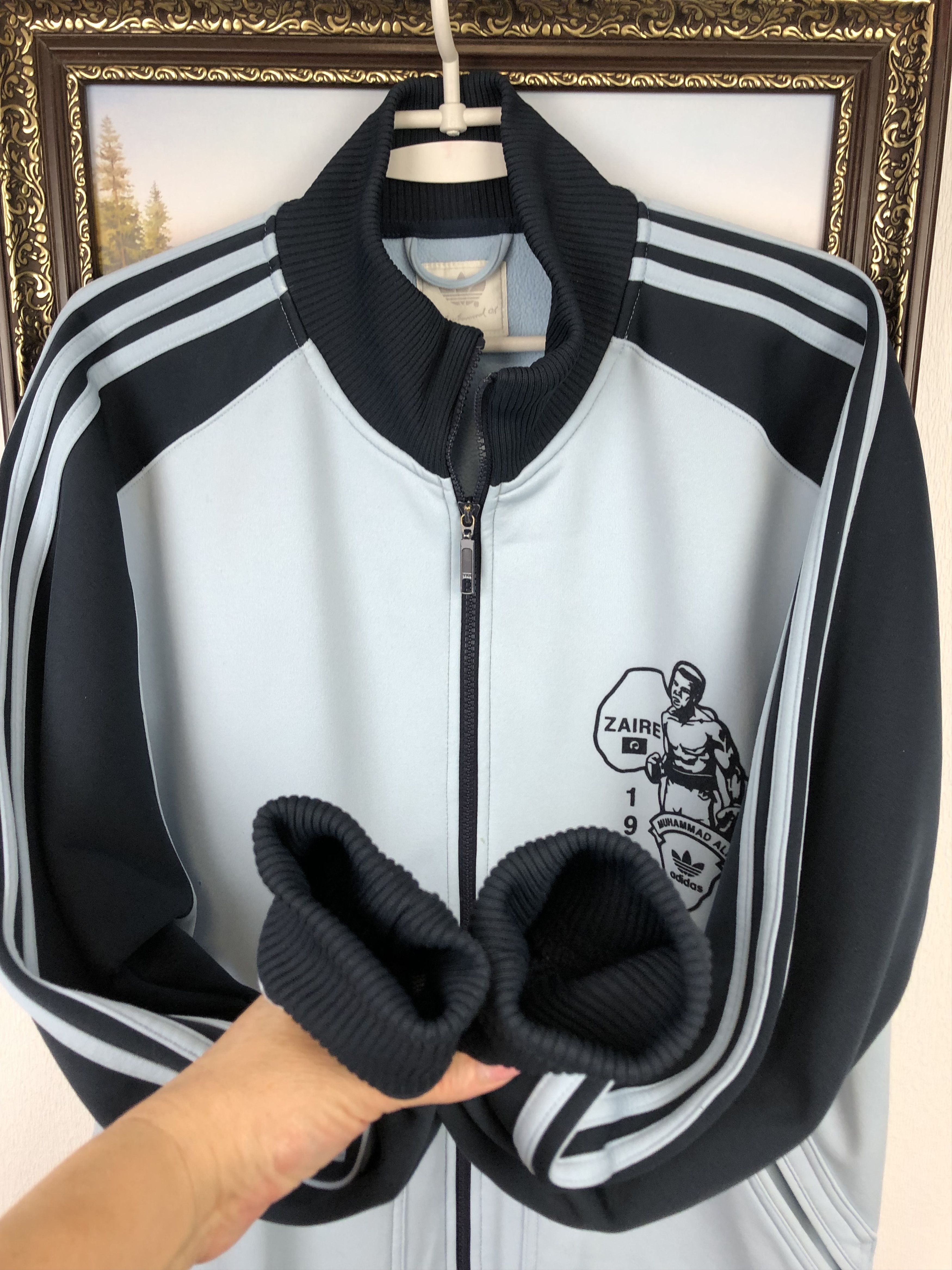 Adidas Adidas Muhammad Ali Jacket Vintage GOAT Boxing Zaire Track Size US L / EU 52-54 / 3 - 7 Thumbnail