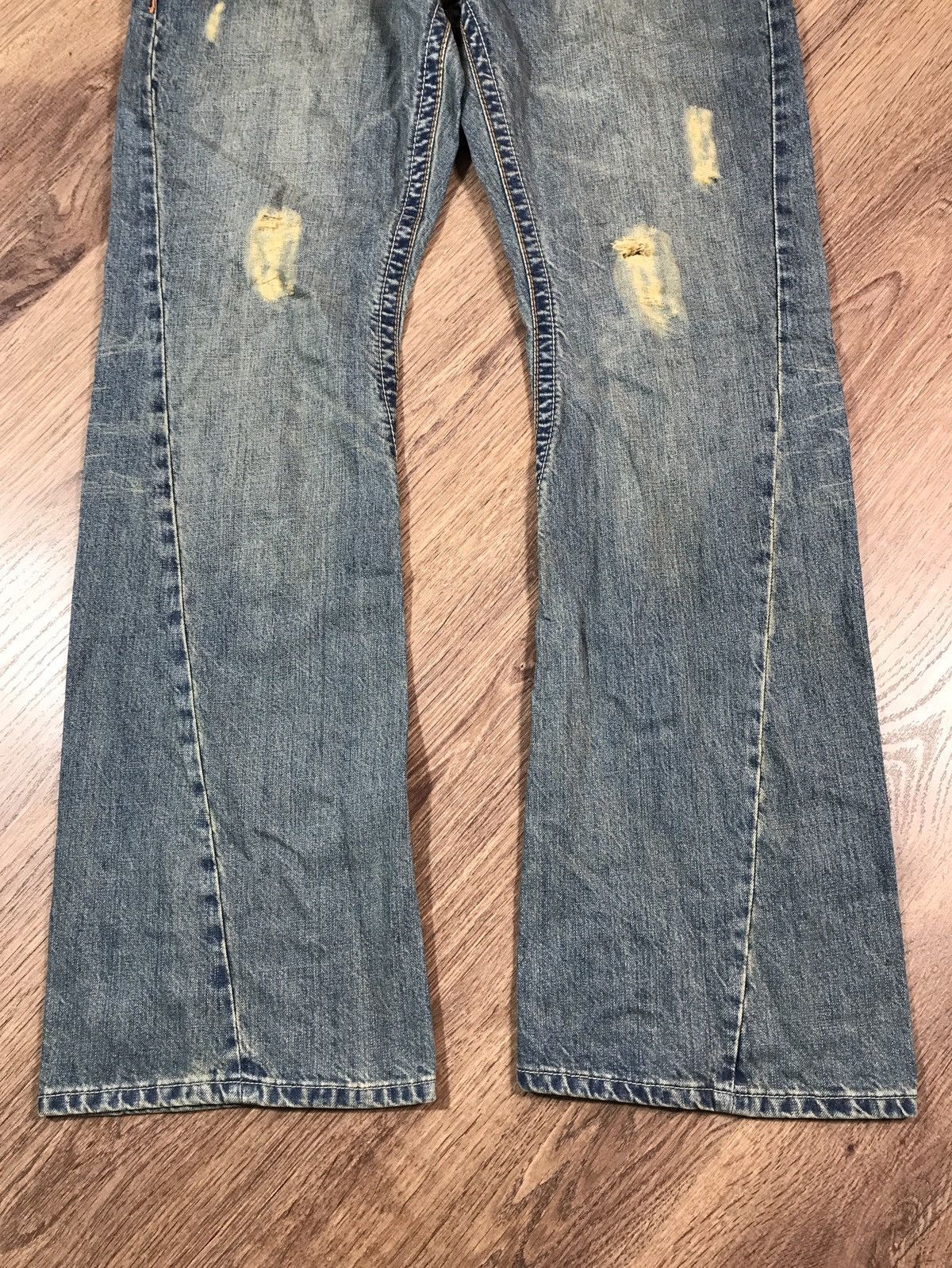 Japanese Brand RH 512 Distressed Jeans Vintage Size US 36 / EU 52 - 2 Thumbnail