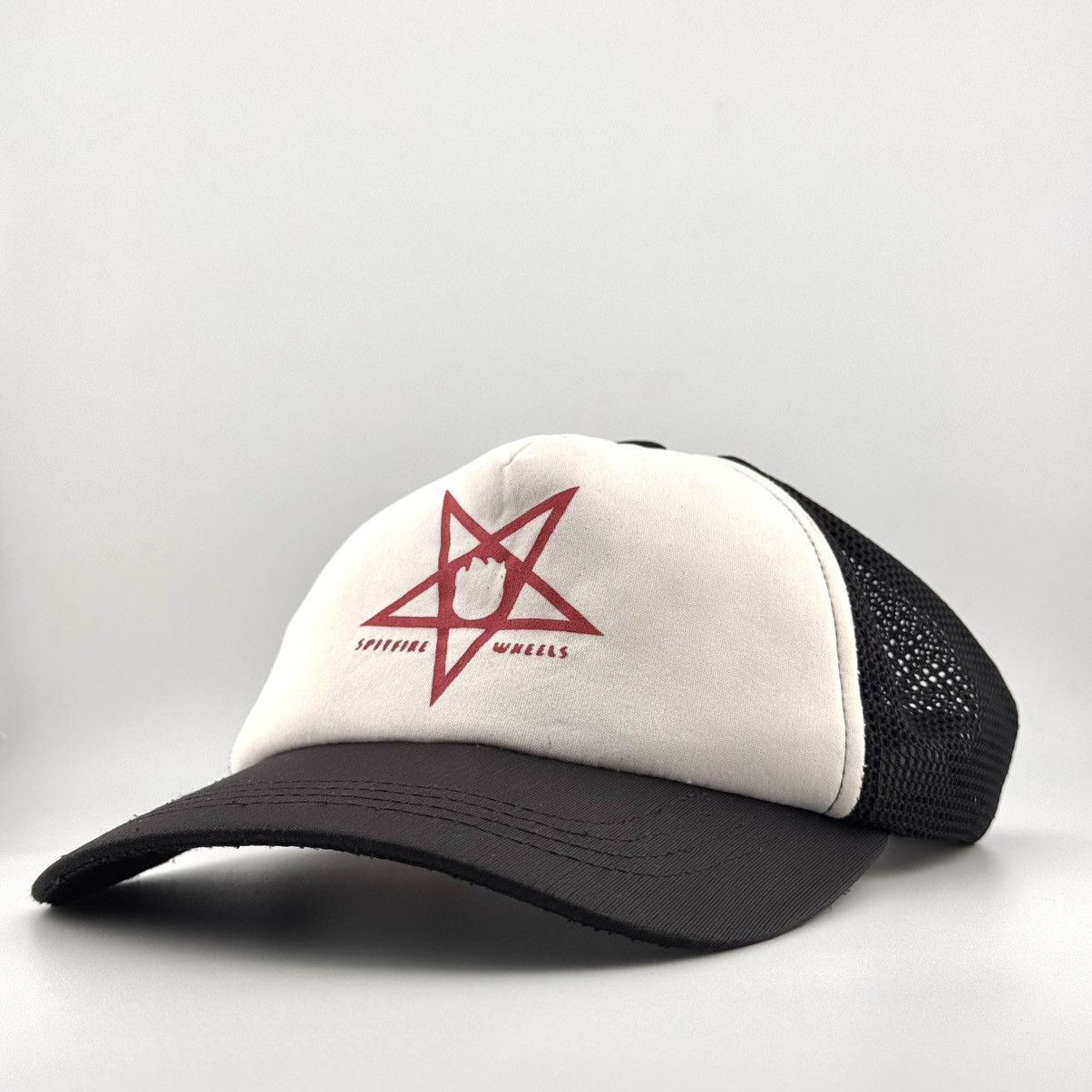 Spitfire Vtg Spitfire Wheels Pentagram Logo Trucker Hat Skateboard Size ONE SIZE - 2 Thumbnail