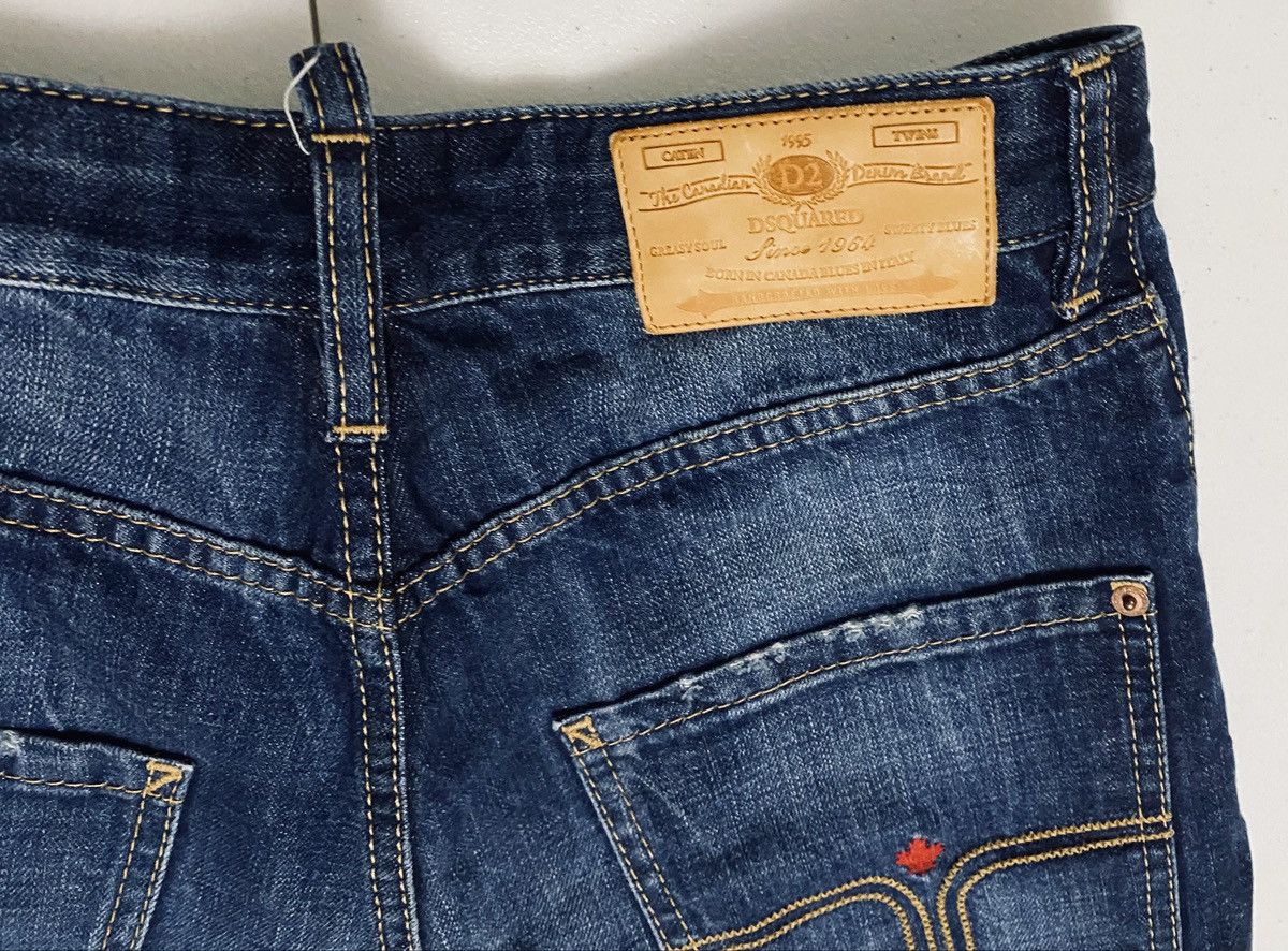 Dsquared2 Dsquared2 Marine Light Distress Denim Shorts 42 NWT Size 28" / US 6 / IT 42 - 10 Thumbnail