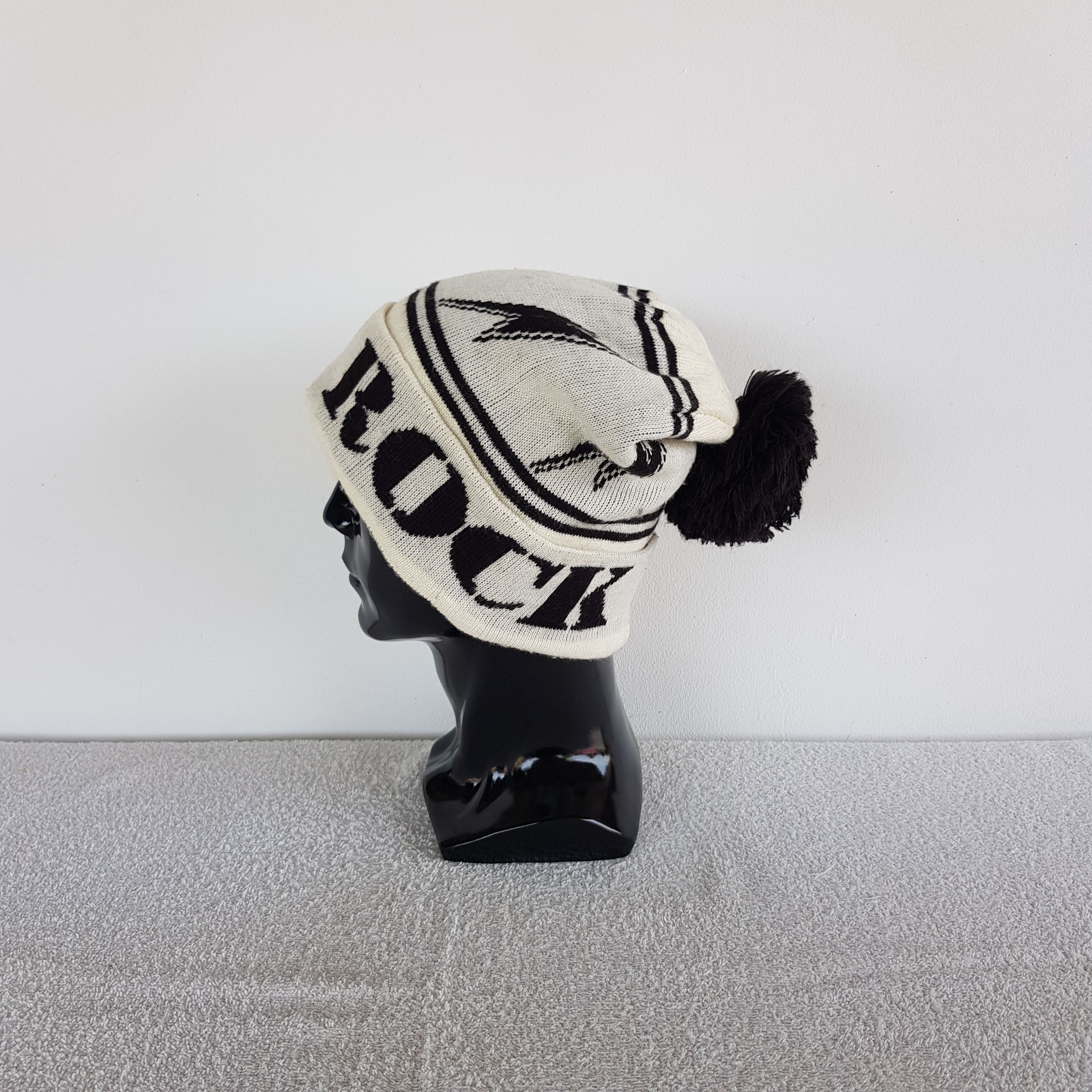Japanese Brand Vintage Candy Rock Beanie Pom Pom Snow Caps Hats Size ONE SIZE - 4 Thumbnail
