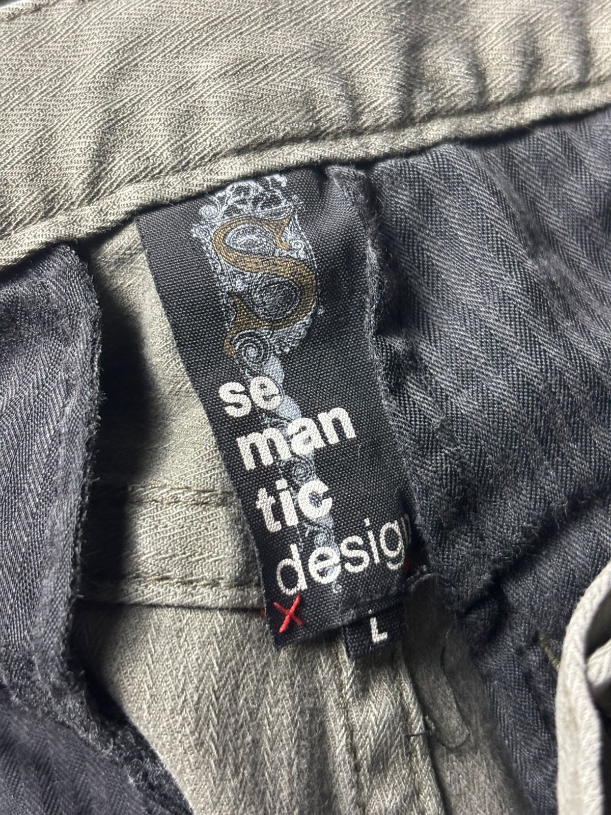 If Six Was Nine 2000s Semantic Design Multipocket Bondage Cargo Pants Size US 31 - 7 Thumbnail