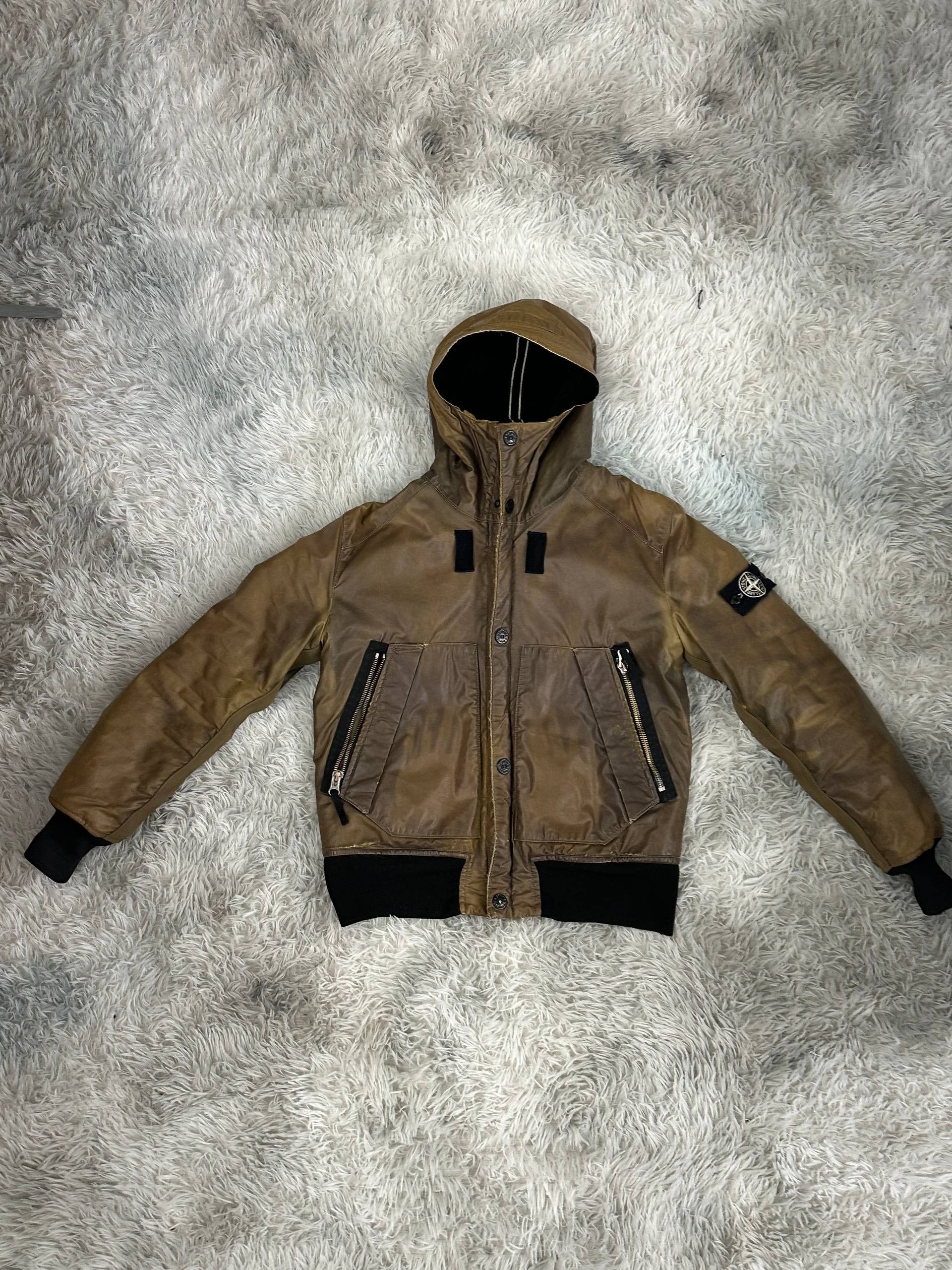 Stone Island Stone Island A/W 2010 Waxed Ice 2 Jacket | Grailed