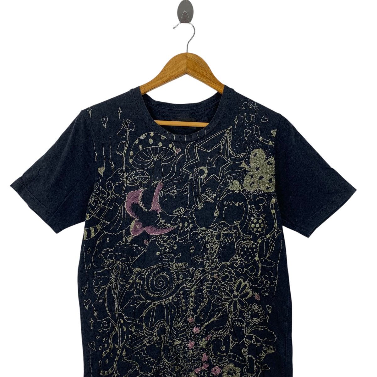 Tsumori Chisato Vintage TSUMORI CHISATO Bird Of Paradise Illustration Tee Size S / US 4 / IT 40 - 2 Thumbnail