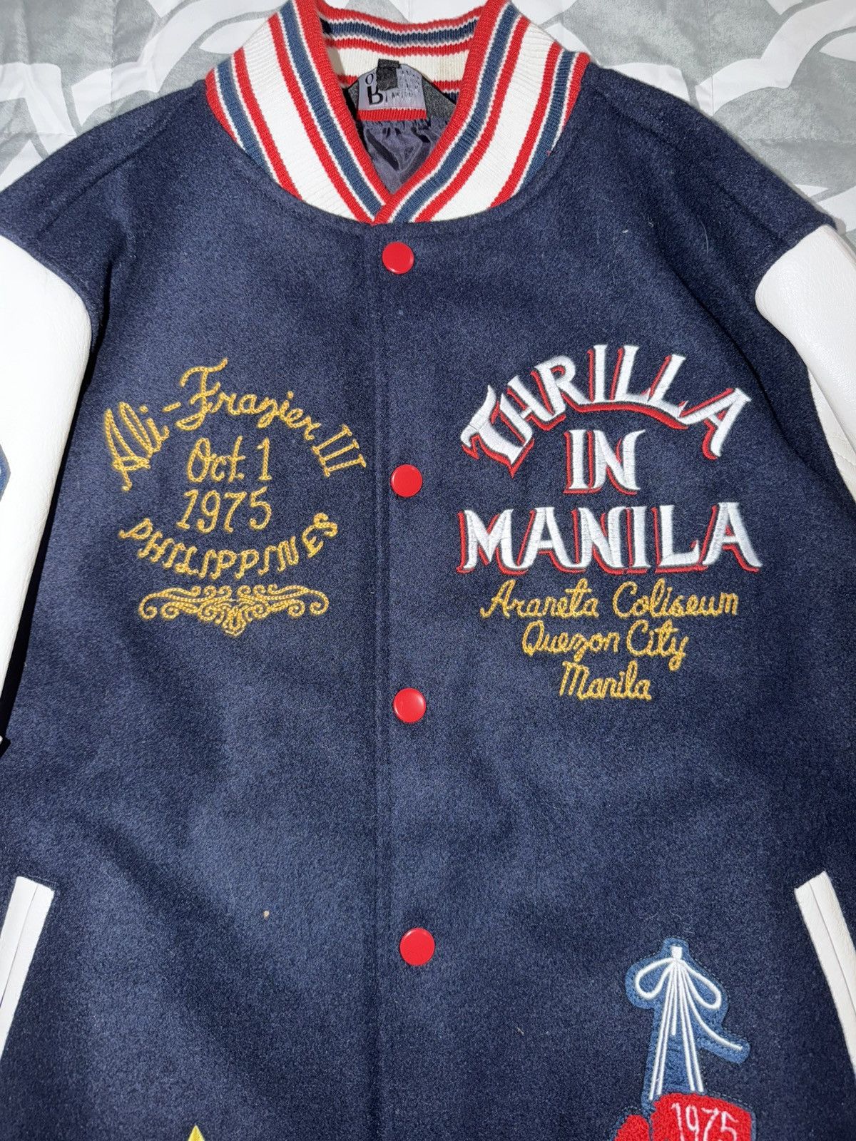 Roots Of Flight Thrilla in Manilla Roots of Fight Varsity Jacket Small Size US S / EU 44-46 / 1 - 2 Thumbnail