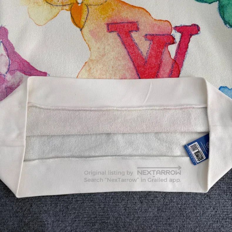 Louis Vuitton Louis Vuitton Ink and wash three-flower sweatshirt Size US L / EU 52-54 / 3 - 6 Thumbnail