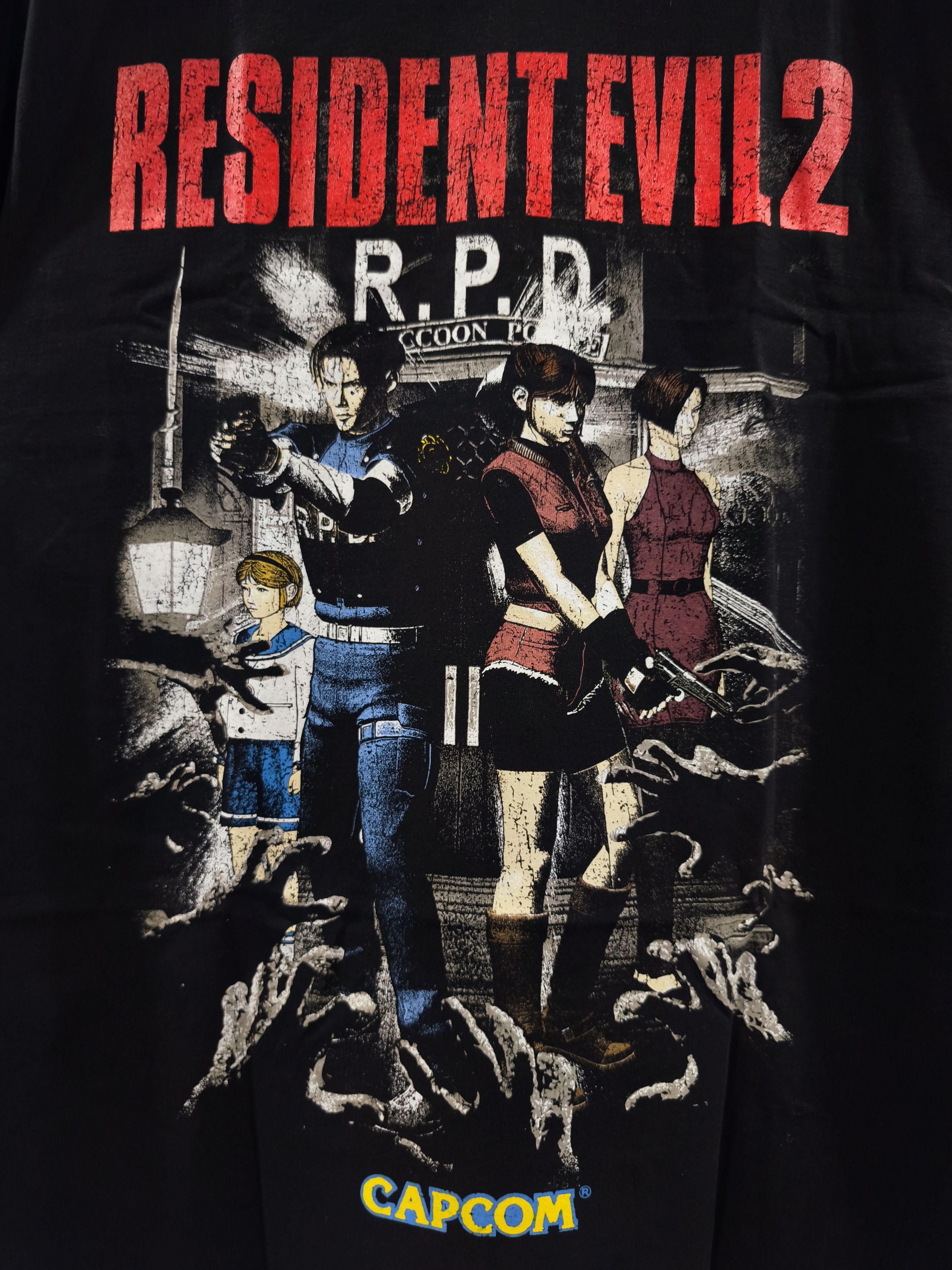 Playstation Resident Evil 2 Game T-shirt Size US XL / EU 56 / 4 - 2 Thumbnail