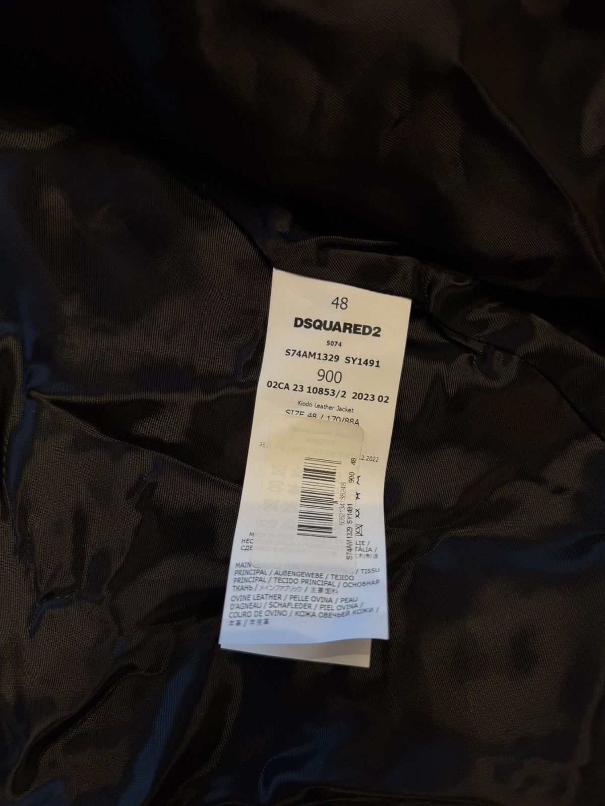 Dsquared2 Dsquared 2 Kiodo Leather Jacket Size US M / EU 48-50 / 2 - 4 Thumbnail