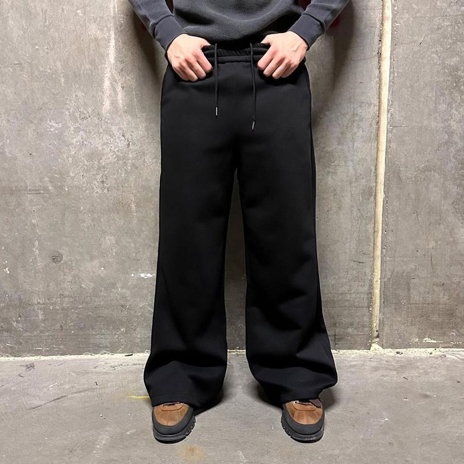 Other Baggy black wide leg essential WMNS Size 28" / US 6 / IT 42 - 2 Thumbnail
