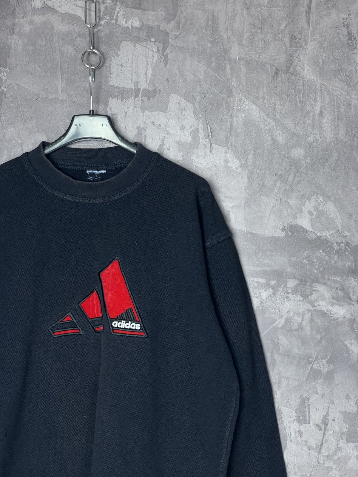 Other Vintage Adidas Big Logo Sweatshirt 90s Size US M / EU 48-50 / 2 - 2 Thumbnail