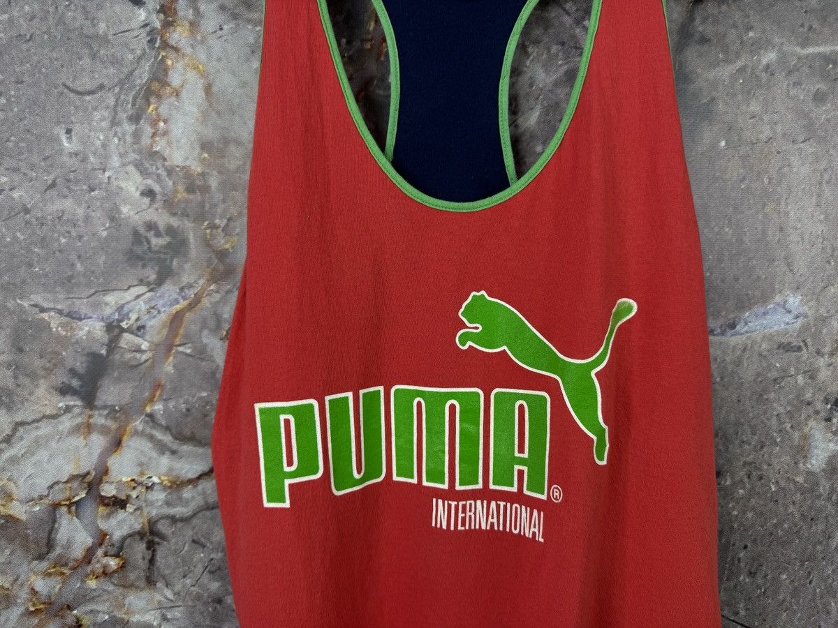 Puma Puma International Vintage Tank Top Purple Neon 90s Y2K Size US S / EU 44-46 / 1 - 3 Thumbnail