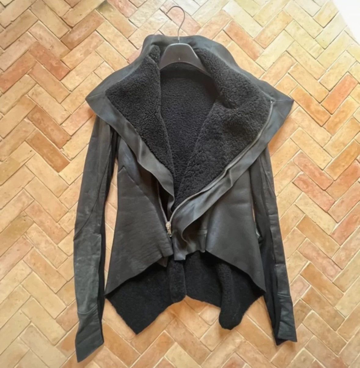 Rick Owens Rick Owens fur one-piece leather jacket 2412-Nextarrow Size US M / EU 48-50 / 2 - 4 Thumbnail