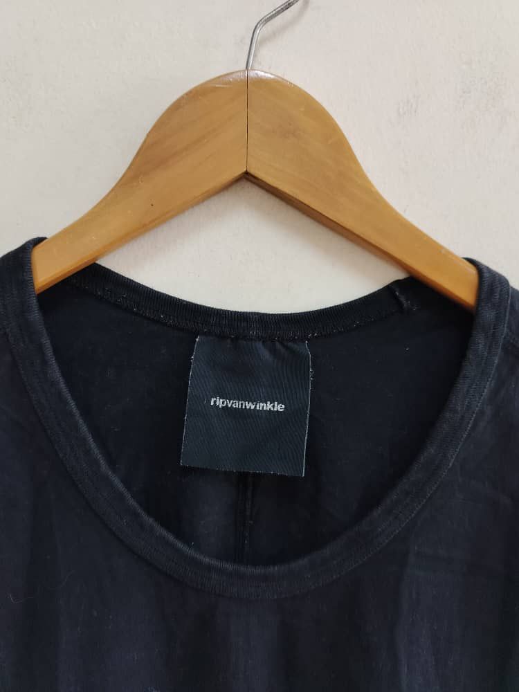 Designer × Japanese Brand × RIPVANWINKLE Ripvanwinkle designer black t-shirt Size US M / EU 48-50 / 2 - 4 Thumbnail