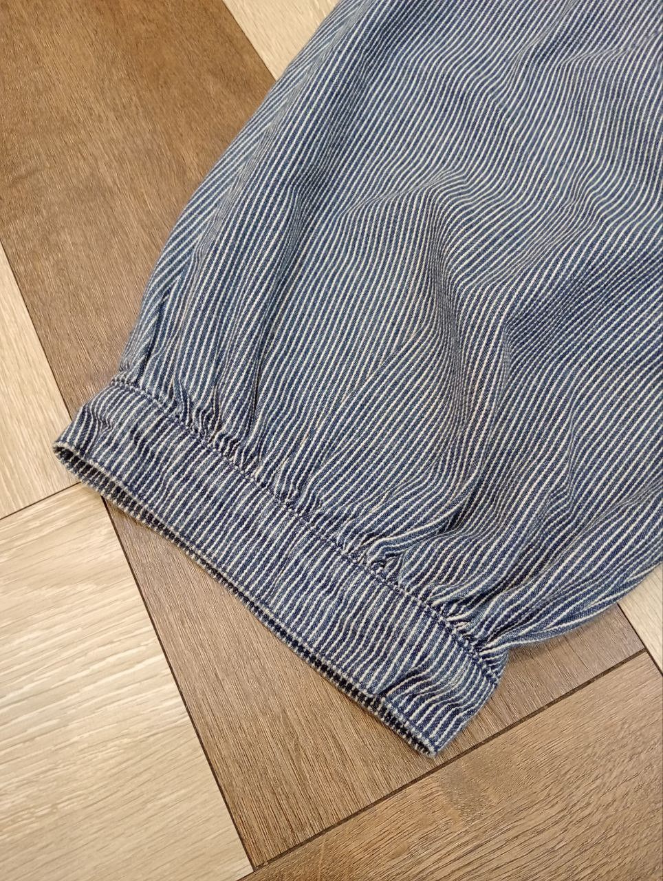 Issey Miyake NE-NET ISSEY MIYAKE HICKORY DENIM BALLOON PANTS - SIZE 2 Size US 30 / EU 46 - 5 Thumbnail