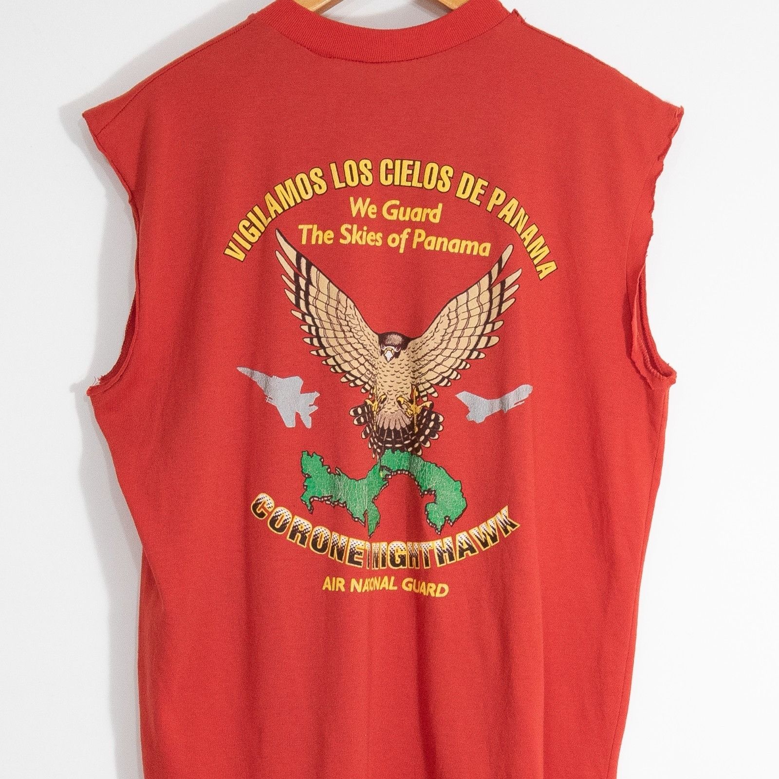 Vintage Vintage 90s Howard Air Force Base T Shirt XL - Distressed Size US XL / EU 56 / 4 - 2 Thumbnail
