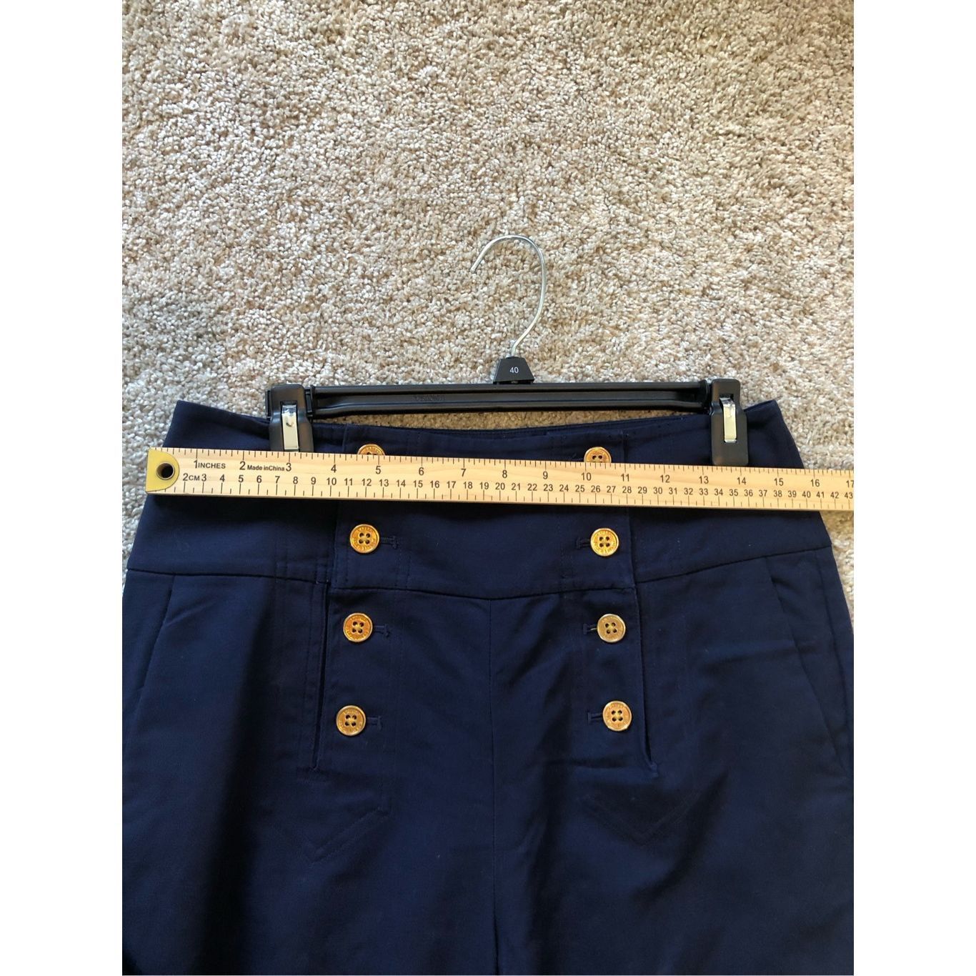 Lauren Ralph Lauren Lauren Ralph Lauren Women’s Navy Blue Sailor Style Dress Pan Size 30" / US 8 / IT 44 - 8 Thumbnail