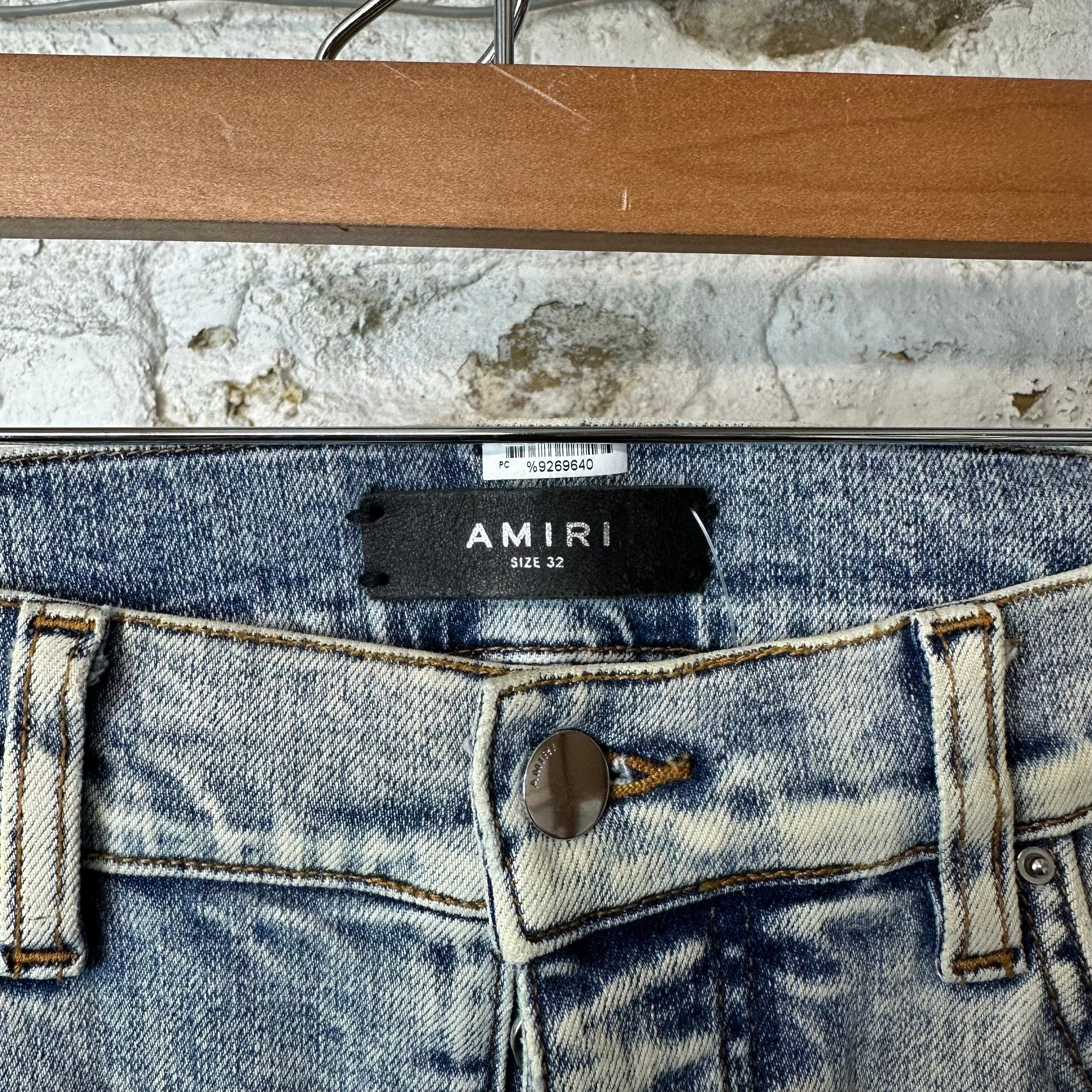 Amiri Amiri Plain Washed Blue Denim Jeans Sz 32 Size US 32 / EU 48 - 3 Thumbnail