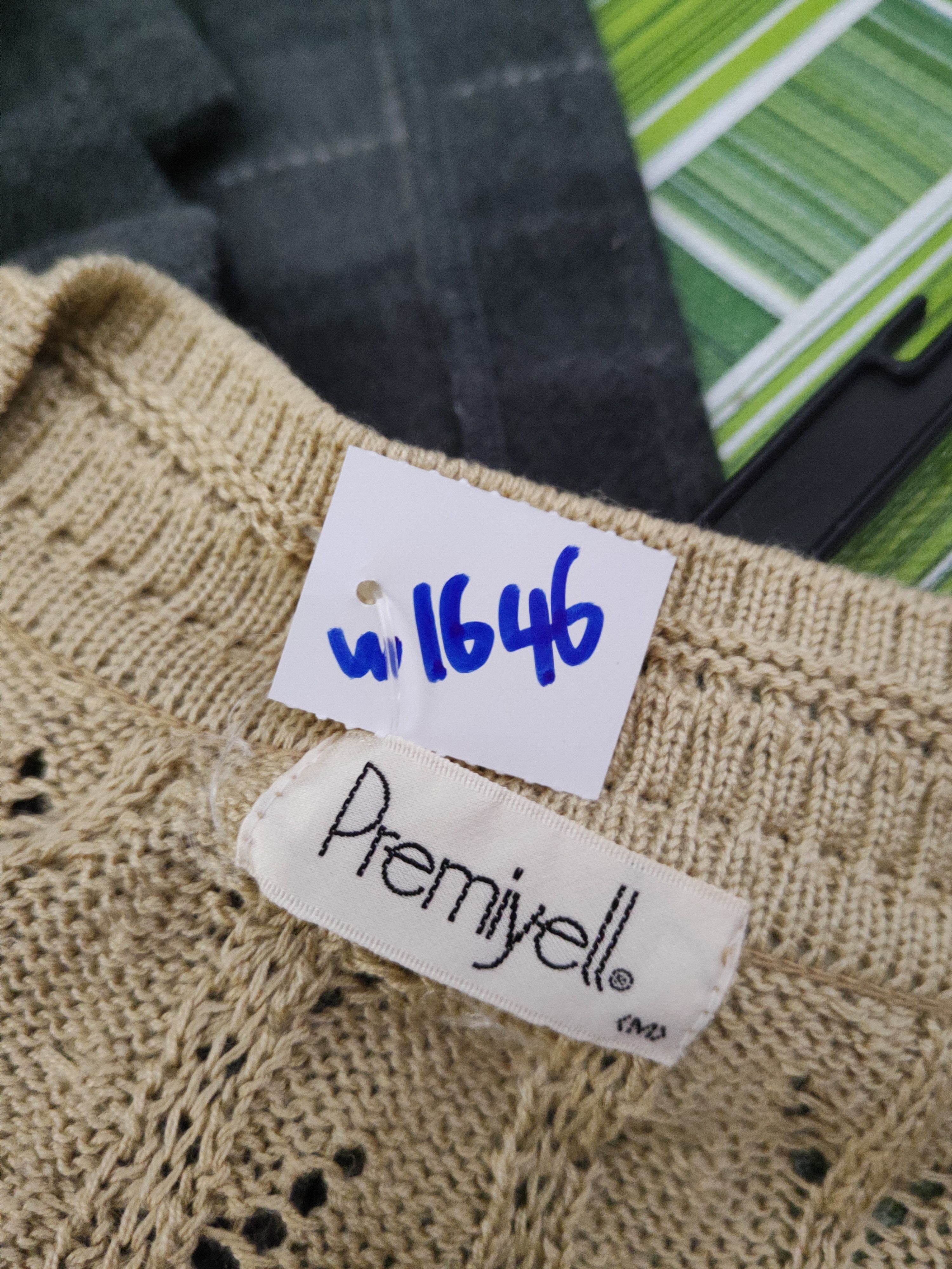 Aran Isles Knitwear Premiyell Light Brown Knitwear Cardigan #W1646 Size M / US 6-8 / IT 42-44 - 11 Thumbnail
