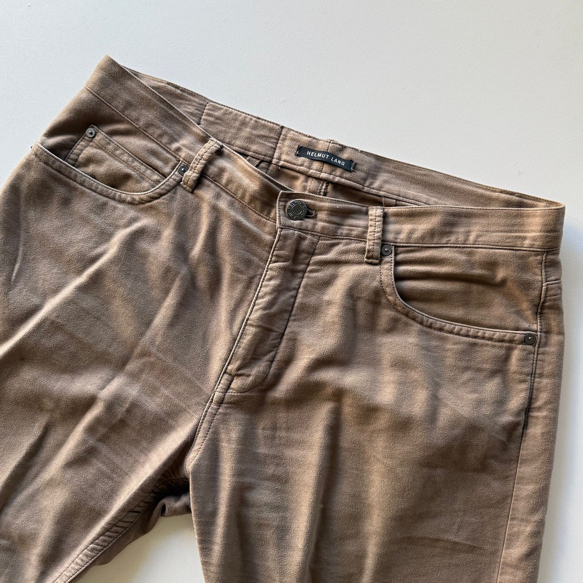 Helmut Lang Helmut Lang Moleskin Cotton Pants Size US 34 / EU 50 - 4 Thumbnail