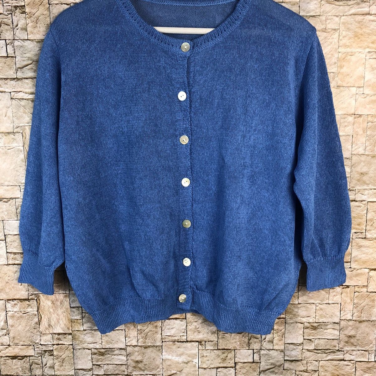 Japanese Brand Japanese Brand Blue knitwear Cardigan #A867 Size L / US 10 / IT 46 - 3 Thumbnail