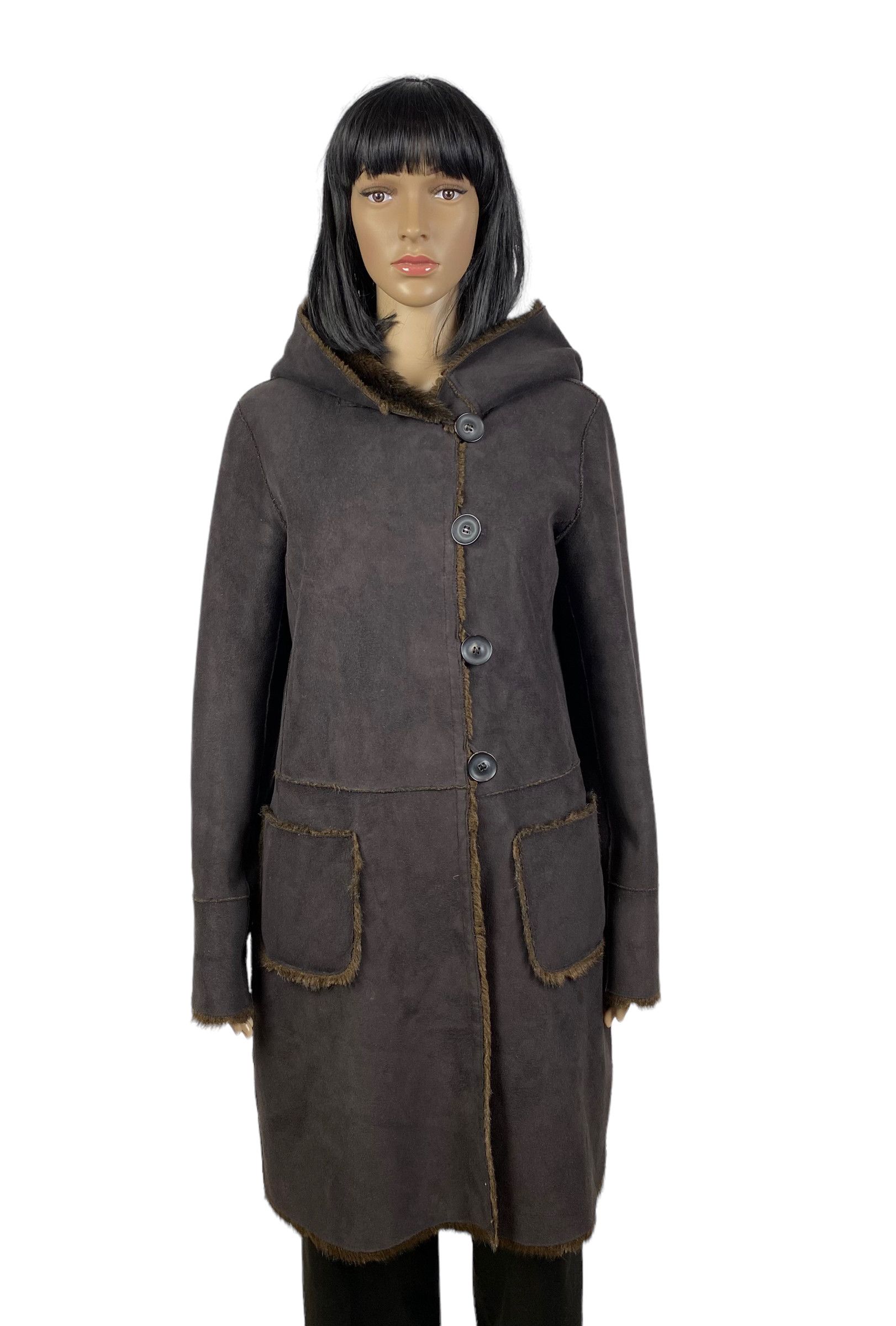 Armani Armani Reversible Faux Fur Coat size US 4 Size S / US 4 / IT 40 - 1 Thumbnail