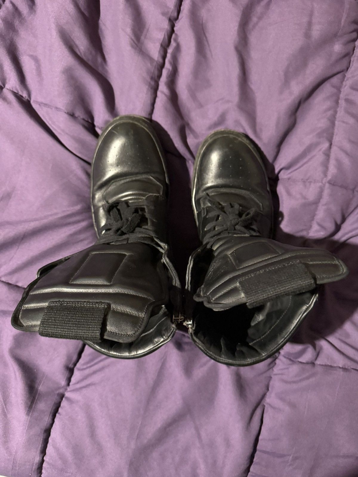 Rick Owens rick owen geobaskets triple black Size US 9 / EU 42 - 8 Thumbnail